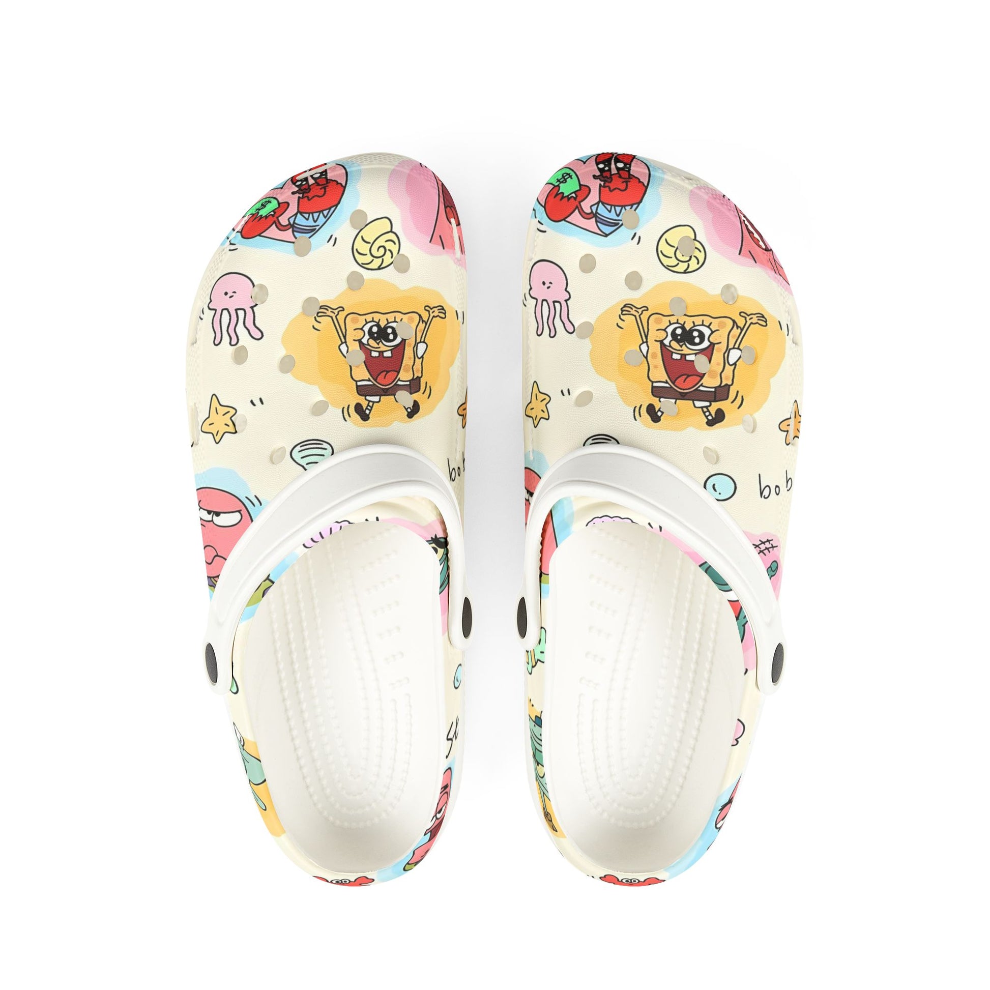 Sponge Bob Healthcare Themed EVA Foam Rubber Shoes for Healthcare Professionals