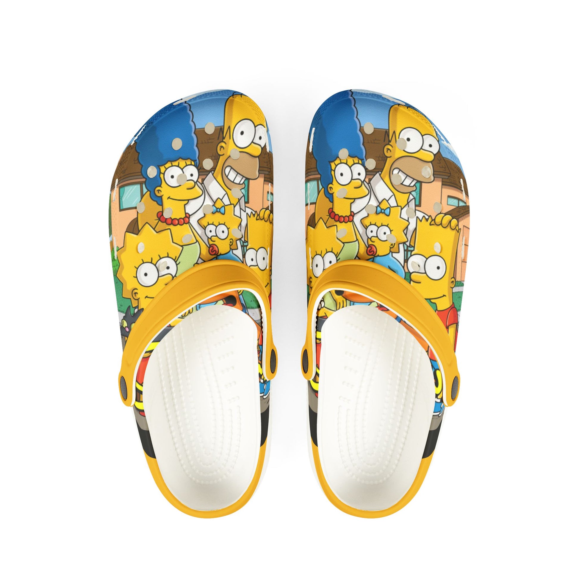 The Simpsons Themed EVA Foam Rubber Shoes for Healthcare Professionals
