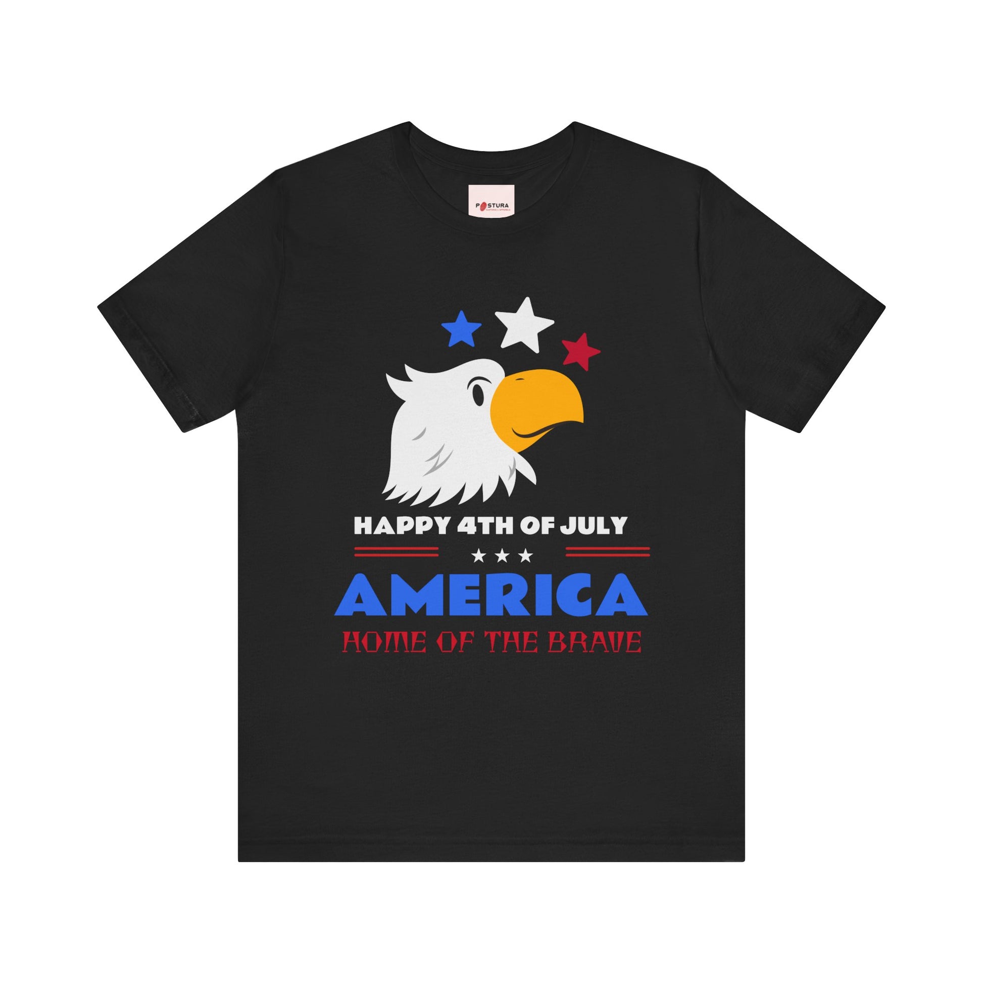 Patriotic Eagle 4th of July Tee - Unisex Jersey Short Sleeve Shirt