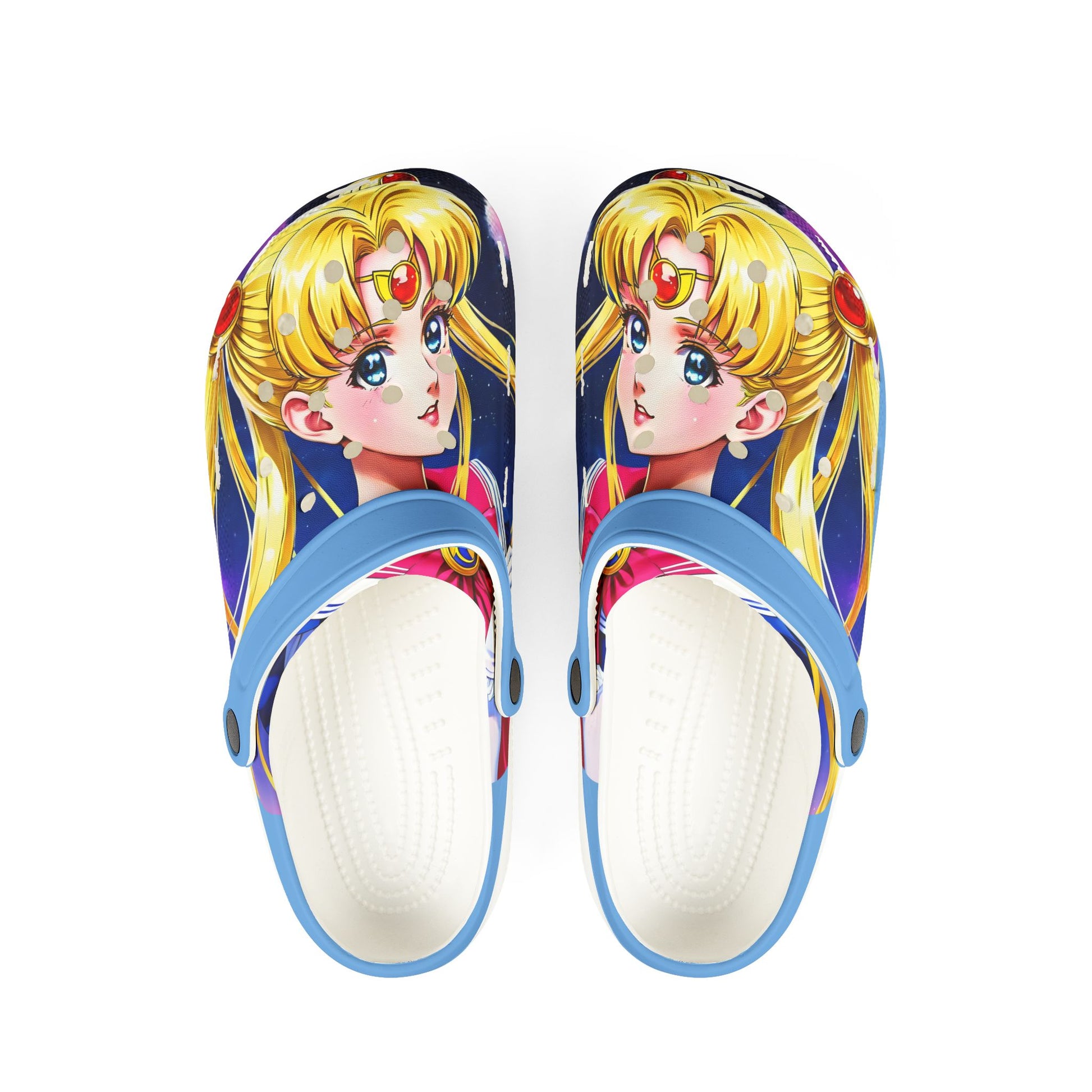 Sailor Moon EVA Foam Clogs - Cute Graphic Clogs for Anime Lovers