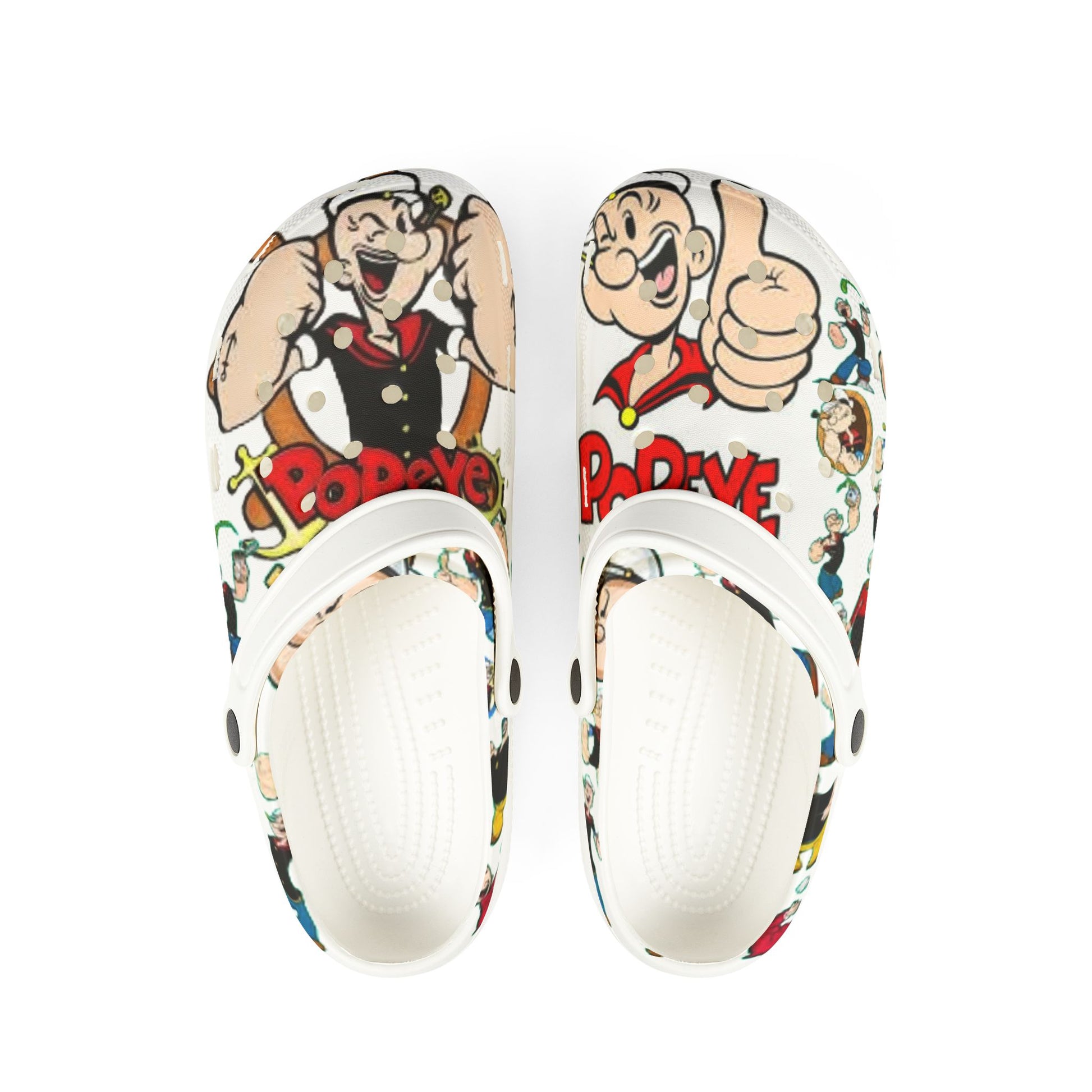 Cartoon Popeye Themed EVA Foam Rubber Shoes for Healthcare Professionals