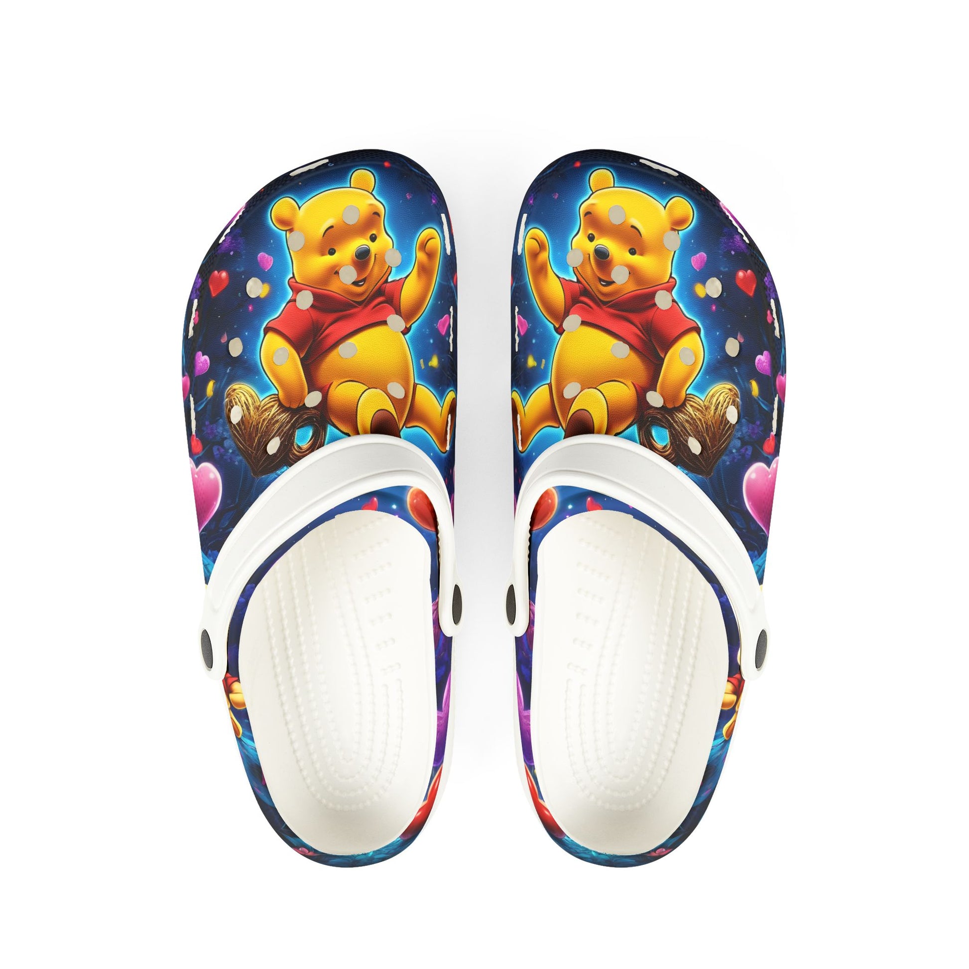 Winnie the Pooh Themed EVA Foam Rubber Shoes for Healthcare Professionals