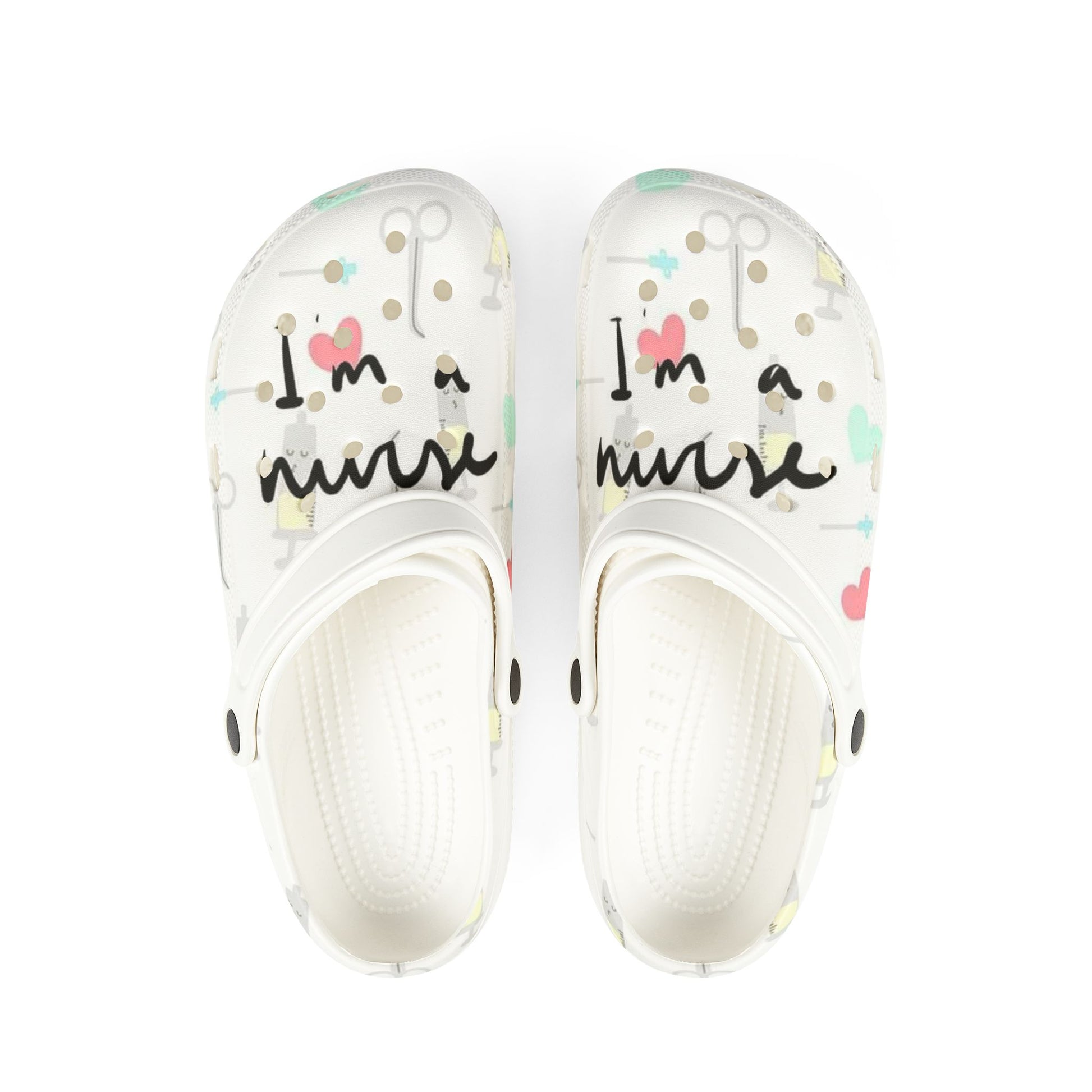 Nurse Themed EVA Foam Rubber Shoes for Healthcare Professionals