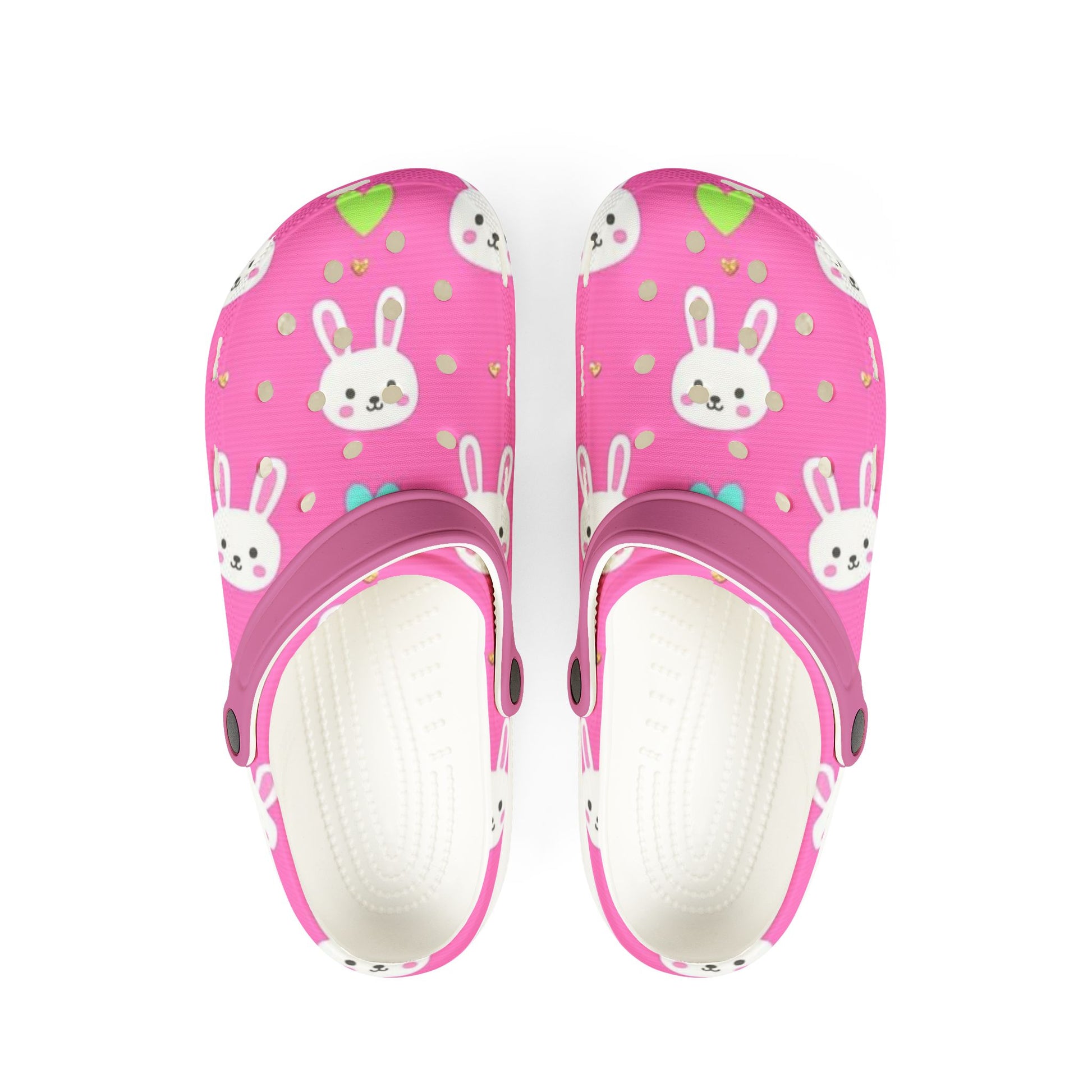 Cute Bunny EVA Foam Clogs - Fun and Comfortable Pink Shoes