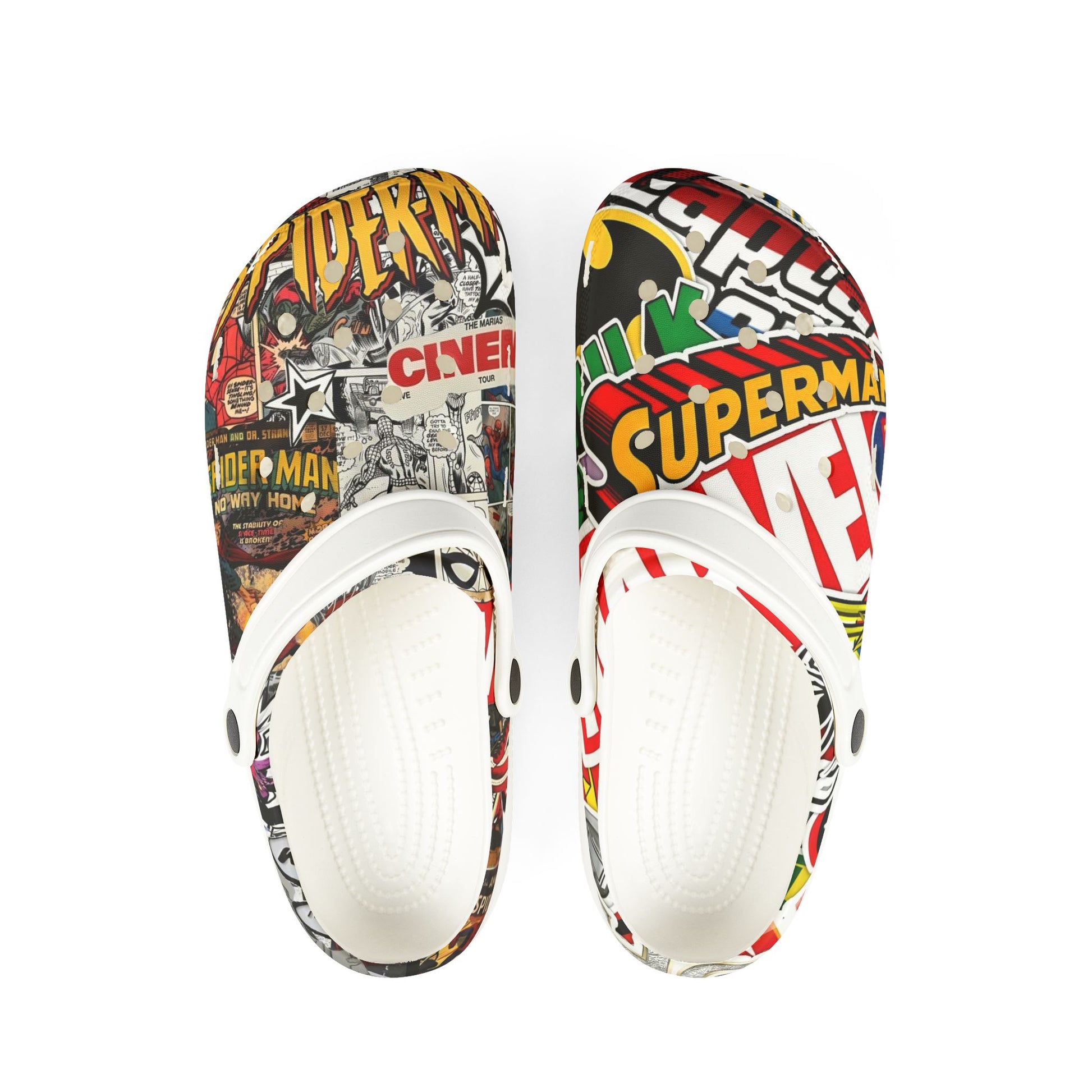Marvel Themed EVA Foam Rubber Shoes for Healthcare Professionals