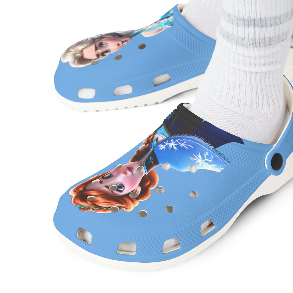Frozen Themed EVA Foam Rubber Shoes for Healthcare Professionals