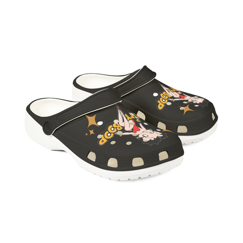 Betty Boop Themed EVA Foam Rubber Shoes for Healthcare Professionals