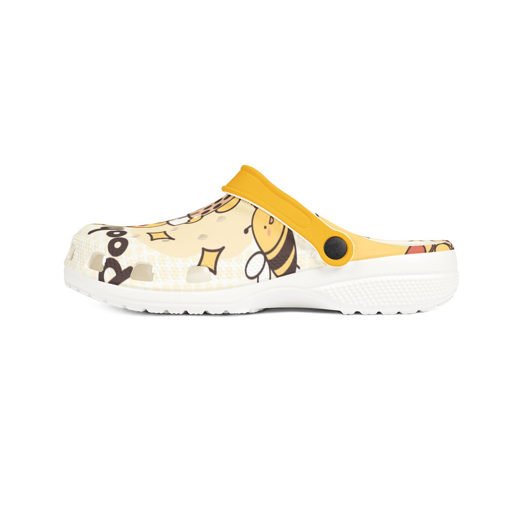 Pooh Themed EVA Foam Rubber Shoes for Healthcare Professionals