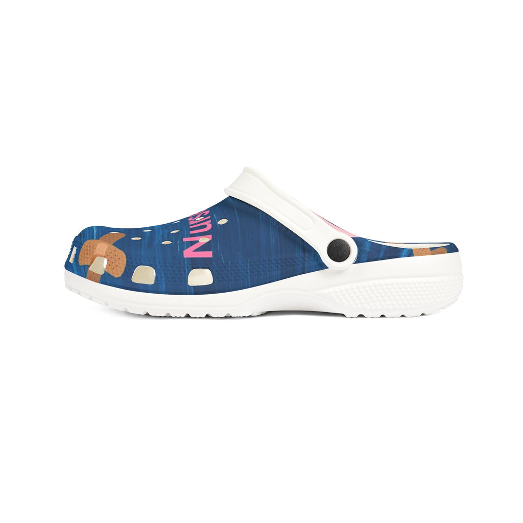 Nurse Life­™ Healthcare Themed EVA Foam Rubber Shoes for Healthcare Professionals