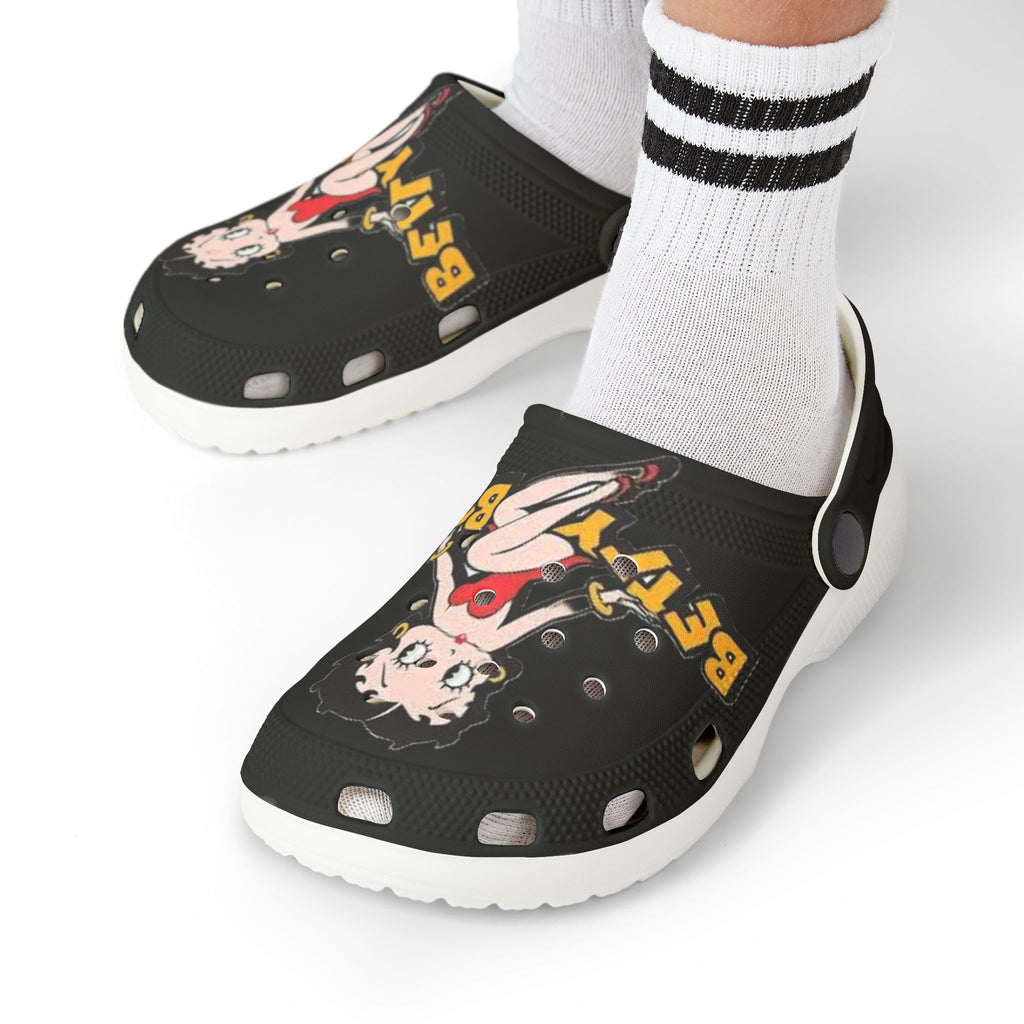Betty Boop Themed Kids Clogs -  Fun EVA Foam Shoes for Playtime