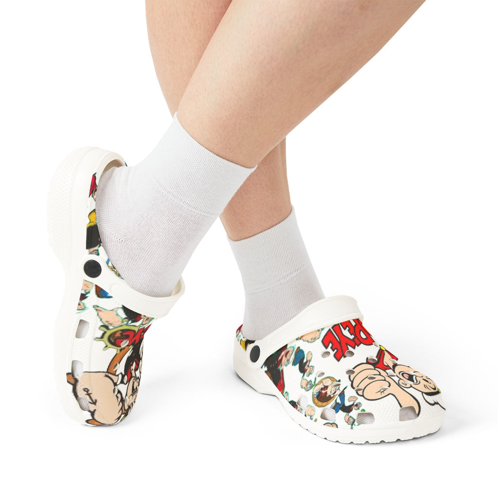 Cartoon Popeye Themed EVA Foam Rubber Shoes for Healthcare Professionals