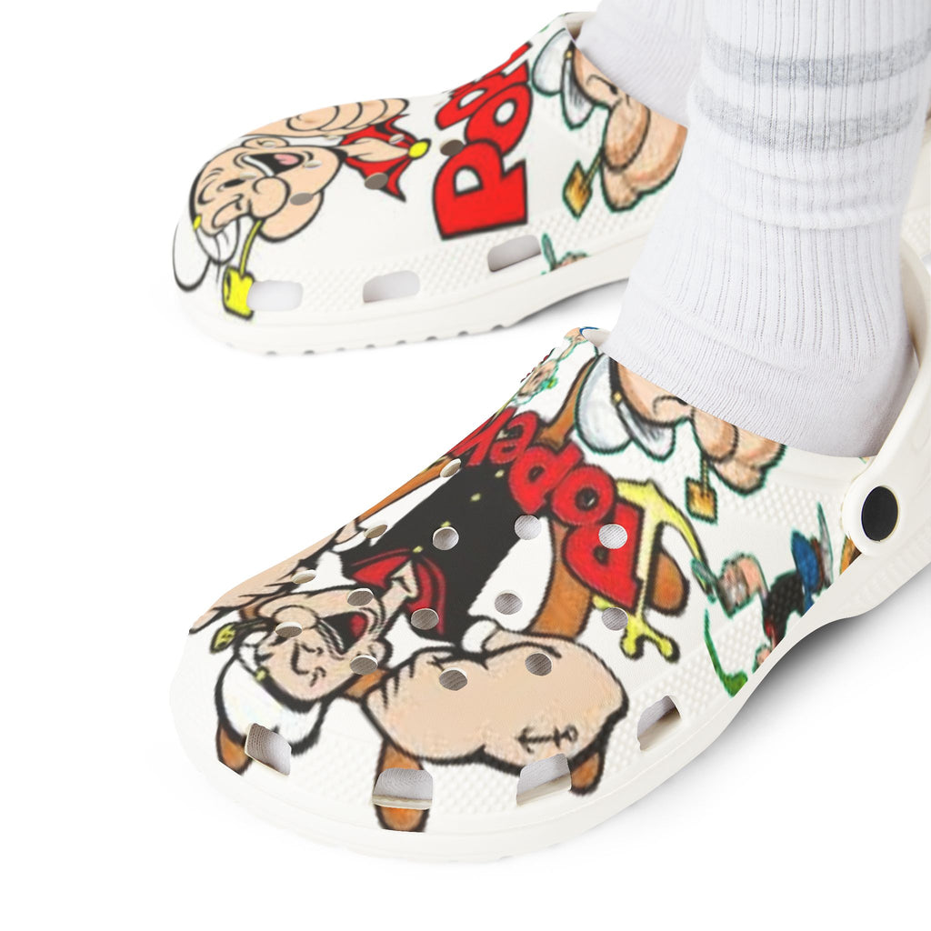 Cartoon Popeye Themed EVA Foam Rubber Shoes for Healthcare Professionals