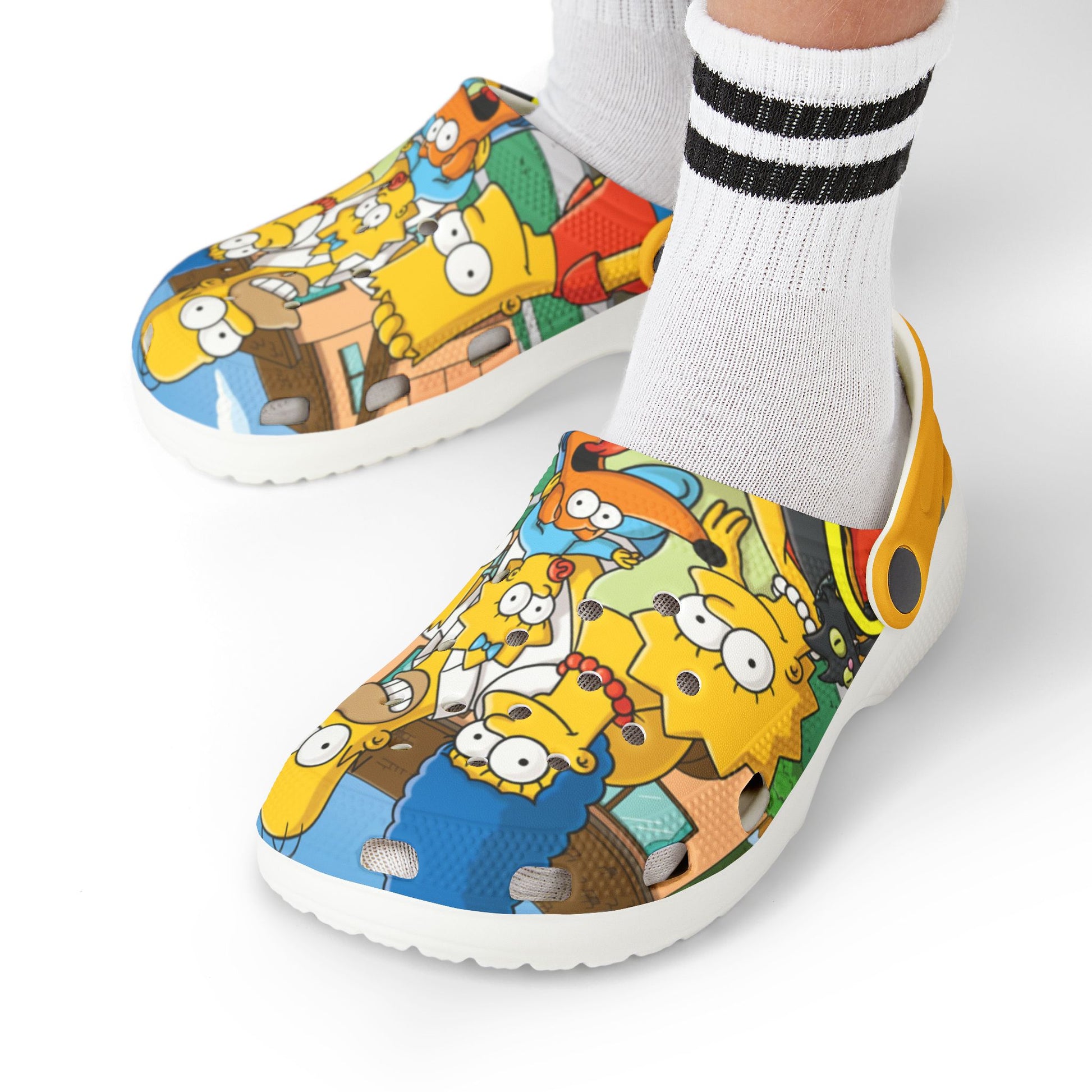 Simpsons Themed Kids Clogs -  Fun EVA Foam Shoes for Playtime