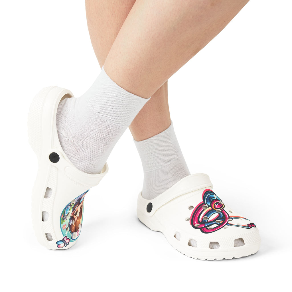 Cute Nurse-Themed EVA Foam Rubber Shoes for Healthcare Professionals