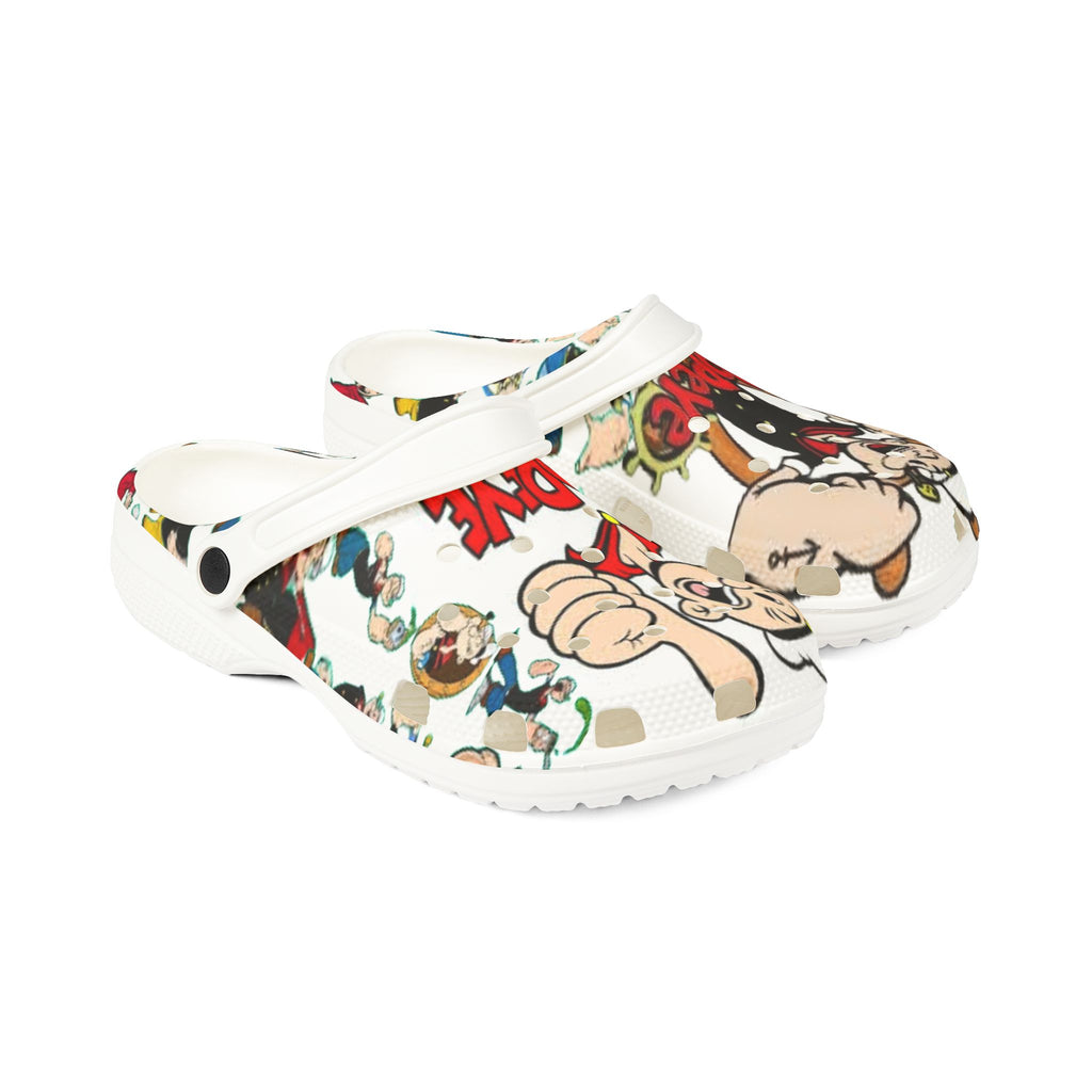 Cartoon Popeye Themed EVA Foam Rubber Shoes for Healthcare Professionals