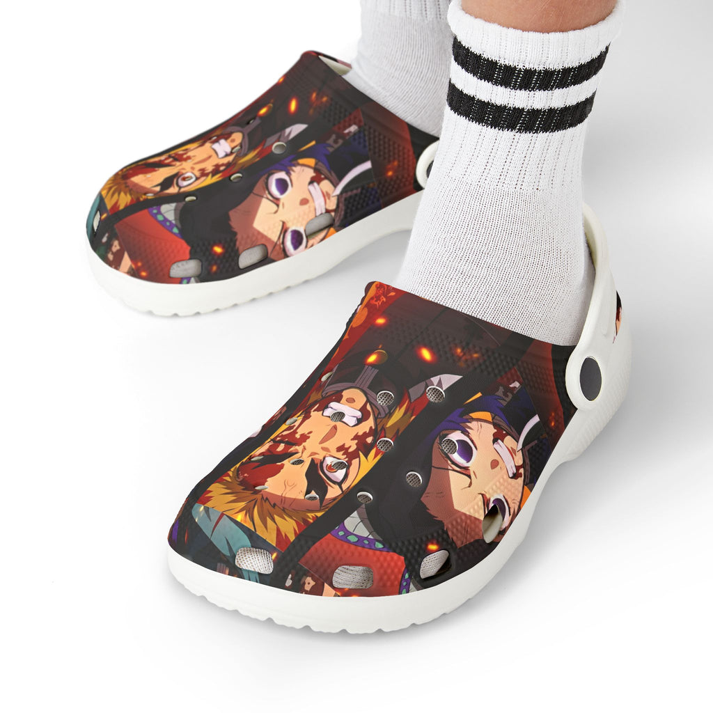 Demon Slayer Themed Kids Clogs -  Fun EVA Foam Shoes for Playtime
