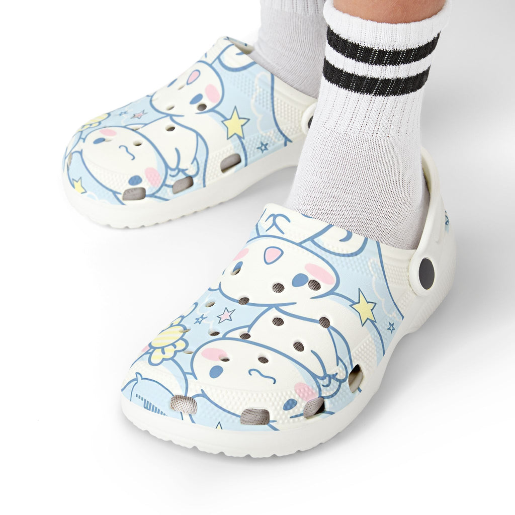 Cinnamon Roll Themed Kids Clogs -  Fun EVA Foam Shoes for Playtime