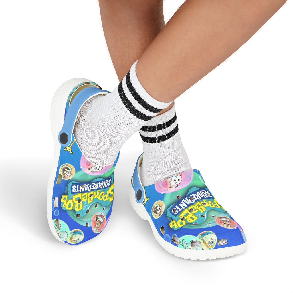 Sponge Bob Themed Kids Clogs -  Fun EVA Foam Shoes for Playtime