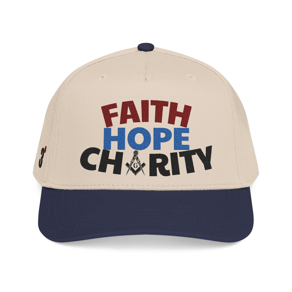 Faith Hope Charity Cap - Freemasonry