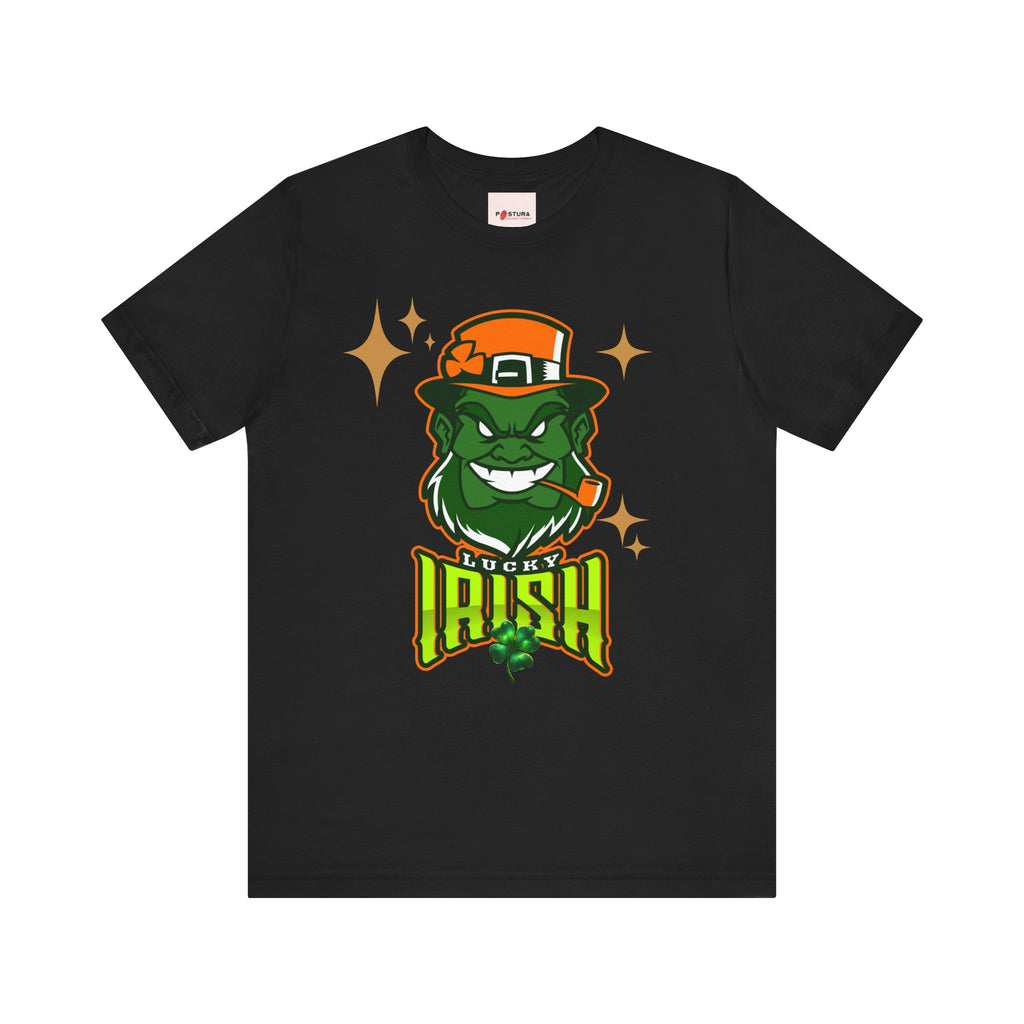 Saint Patrick's Day Lucky Tee - Green Leprechaun Design