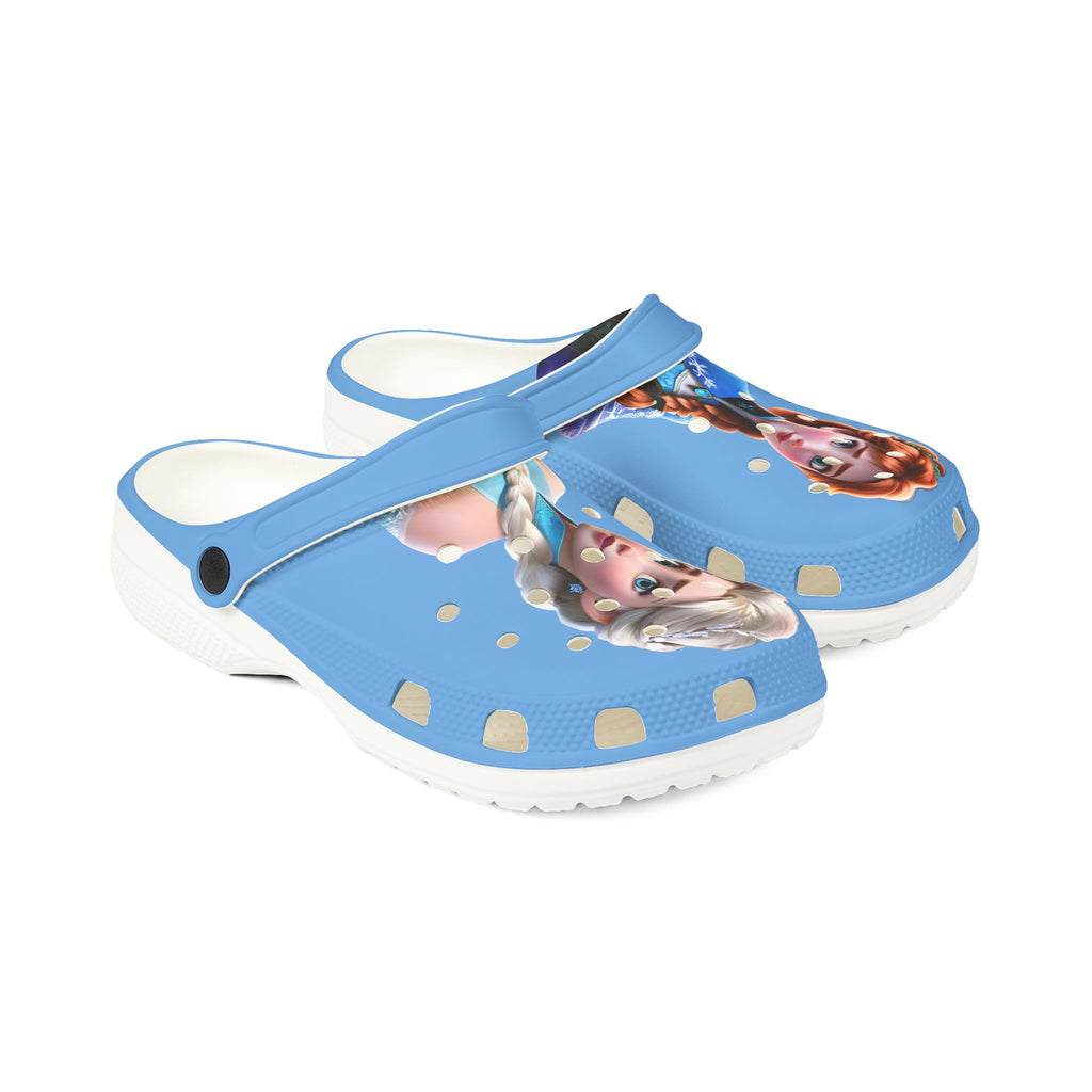 Frozen Themed EVA Foam Rubber Shoes for Healthcare Professionals