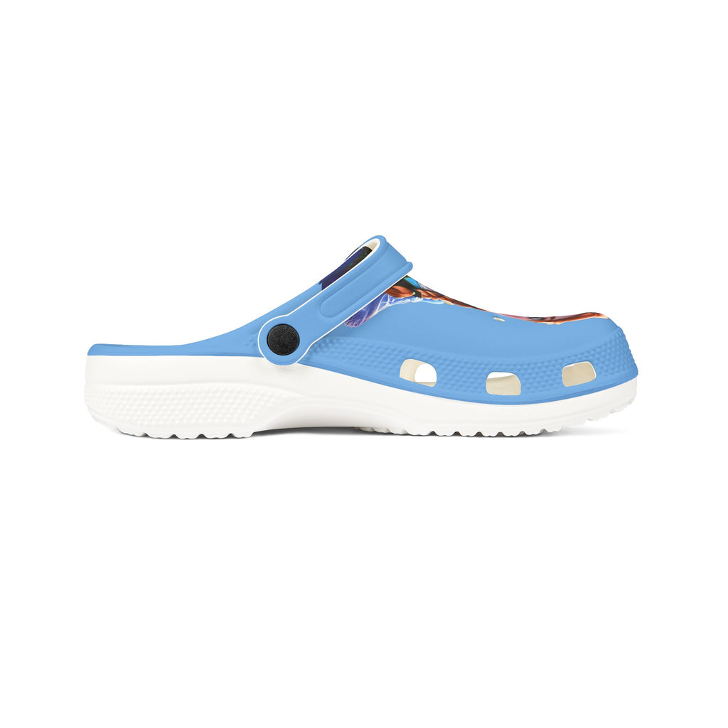 Frozen Themed EVA Foam Rubber Shoes for Healthcare Professionals