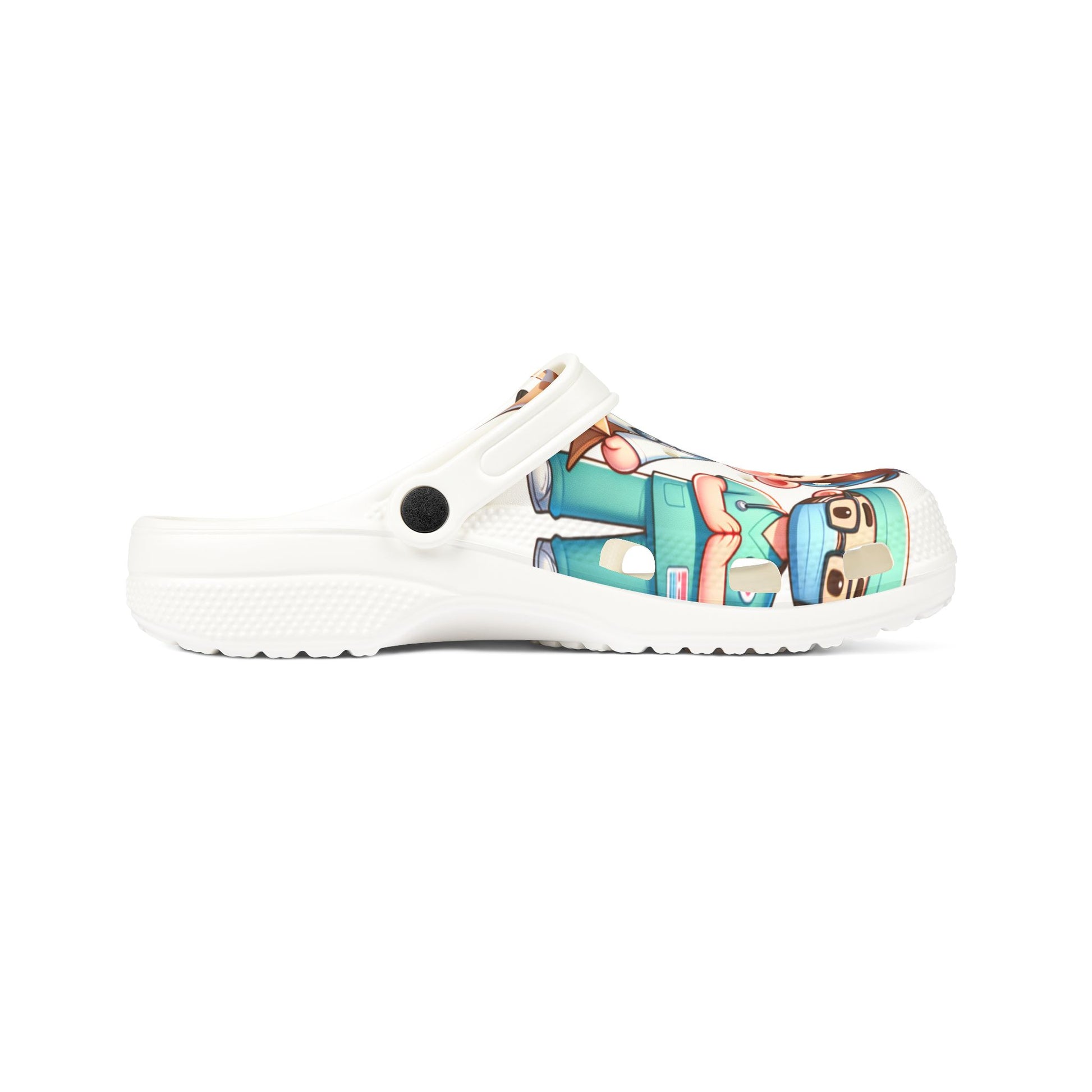 Cute Nurse-Themed EVA Foam Rubber Shoes for Healthcare Professionals