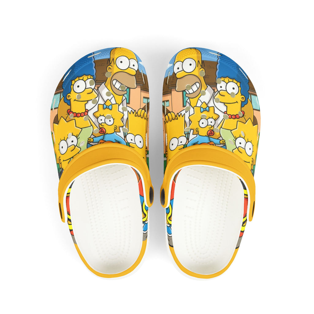 Simpsons Themed Kids Clogs -  Fun EVA Foam Shoes for Playtime