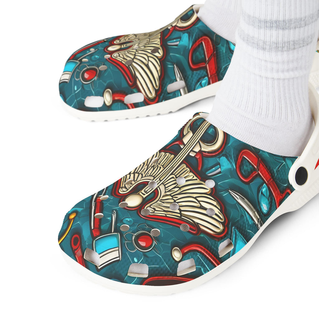 Healthcare Themed EVA Foam Rubber Shoes for Healthcare Professionals