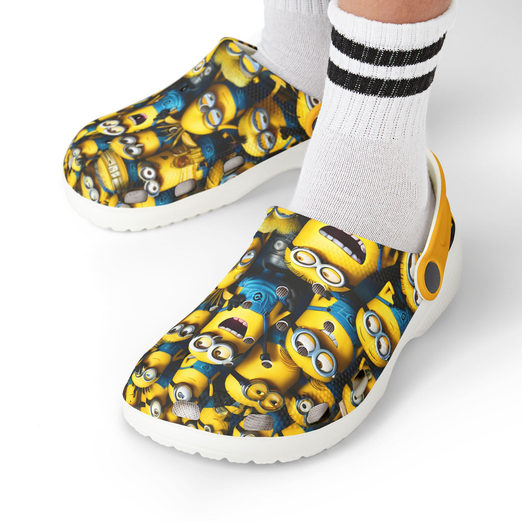 Minions Themed Kids Clogs -  Fun EVA Foam Shoes for Playtime