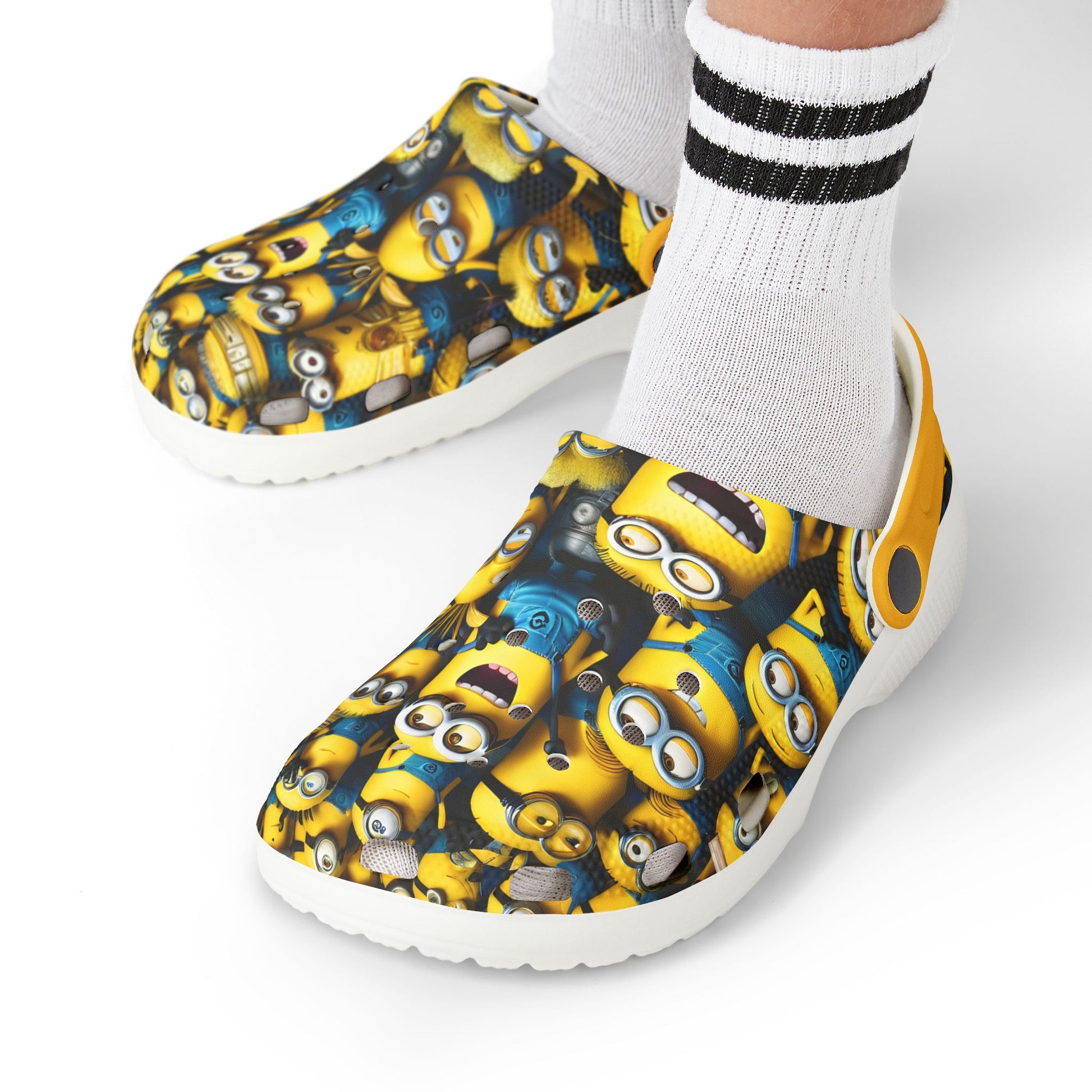 Minions Themed Kids Clogs -  Fun EVA Foam Shoes for Playtime