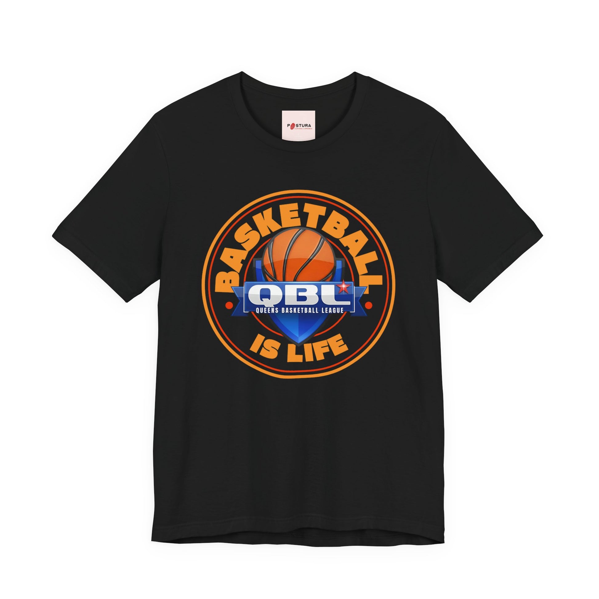 Basketball Is Life Tee — QBL Logo T-Shirt