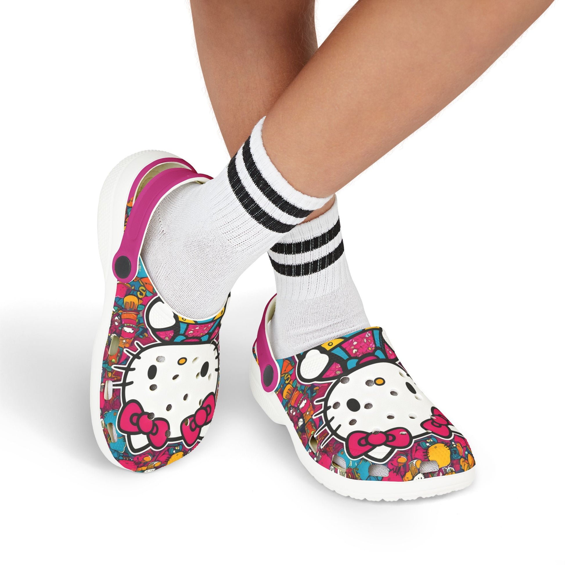 Hello Kitty Themed Kids Clogs -  Fun EVA Foam Shoes for Playtime