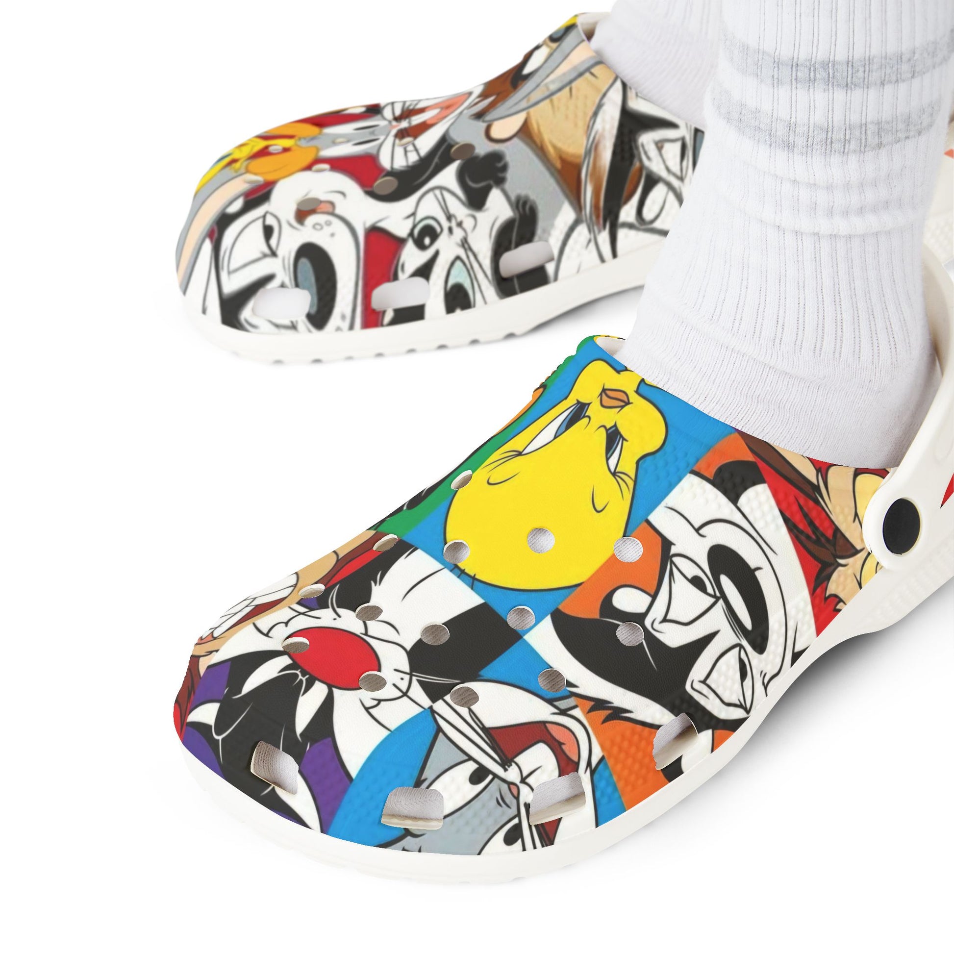 Looney Tunes Themed EVA Foam Rubber Shoes for Healthcare Professionals