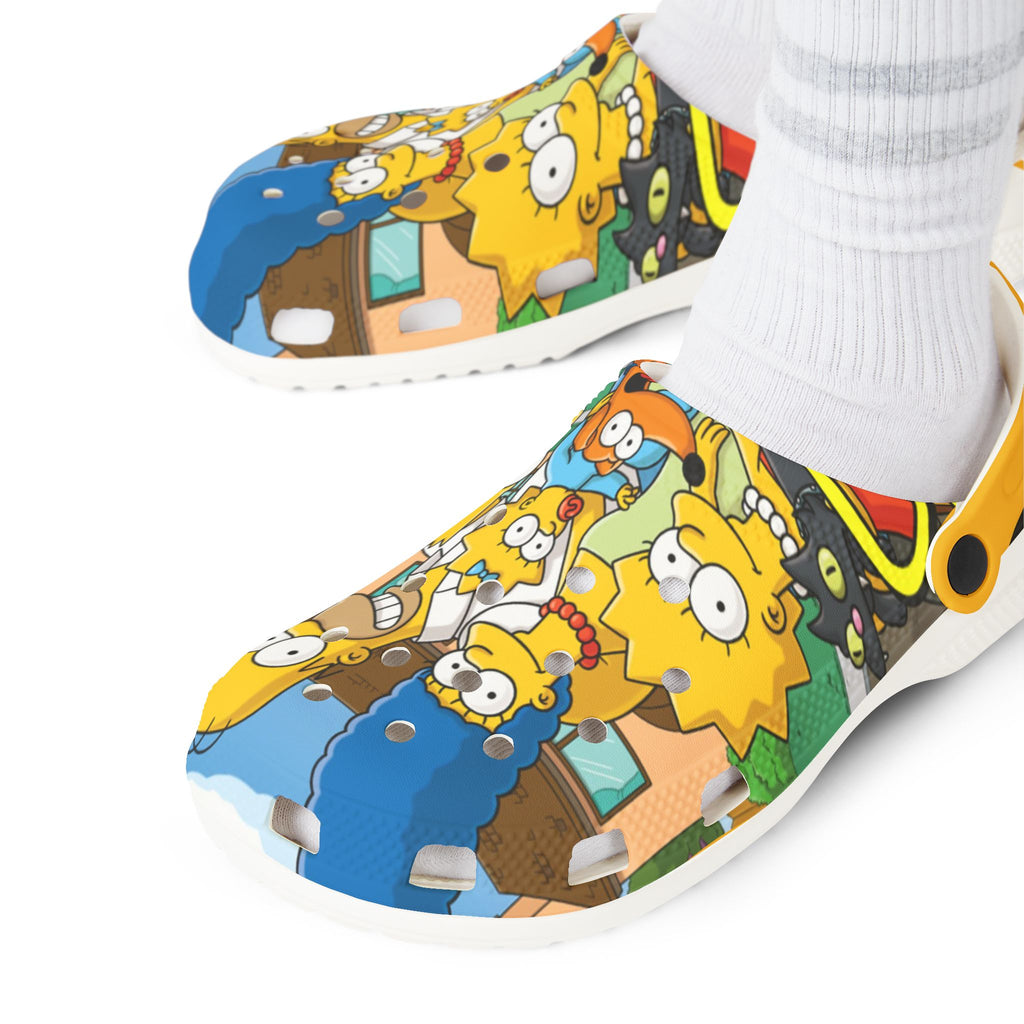 The Simpsons Themed EVA Foam Rubber Shoes for Healthcare Professionals