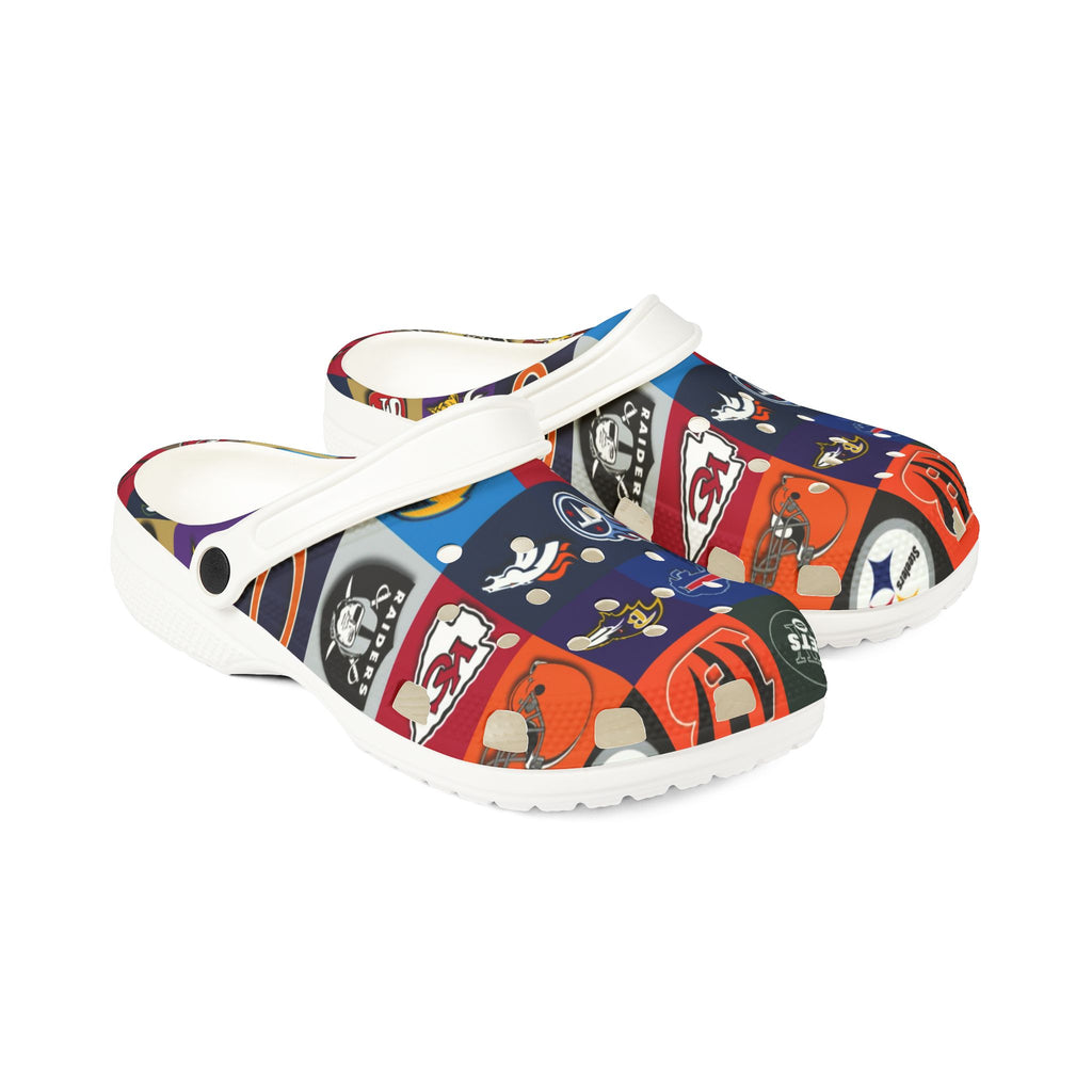 NFL Logos Themed EVA Foam Rubber Shoes for Healthcare Professionals