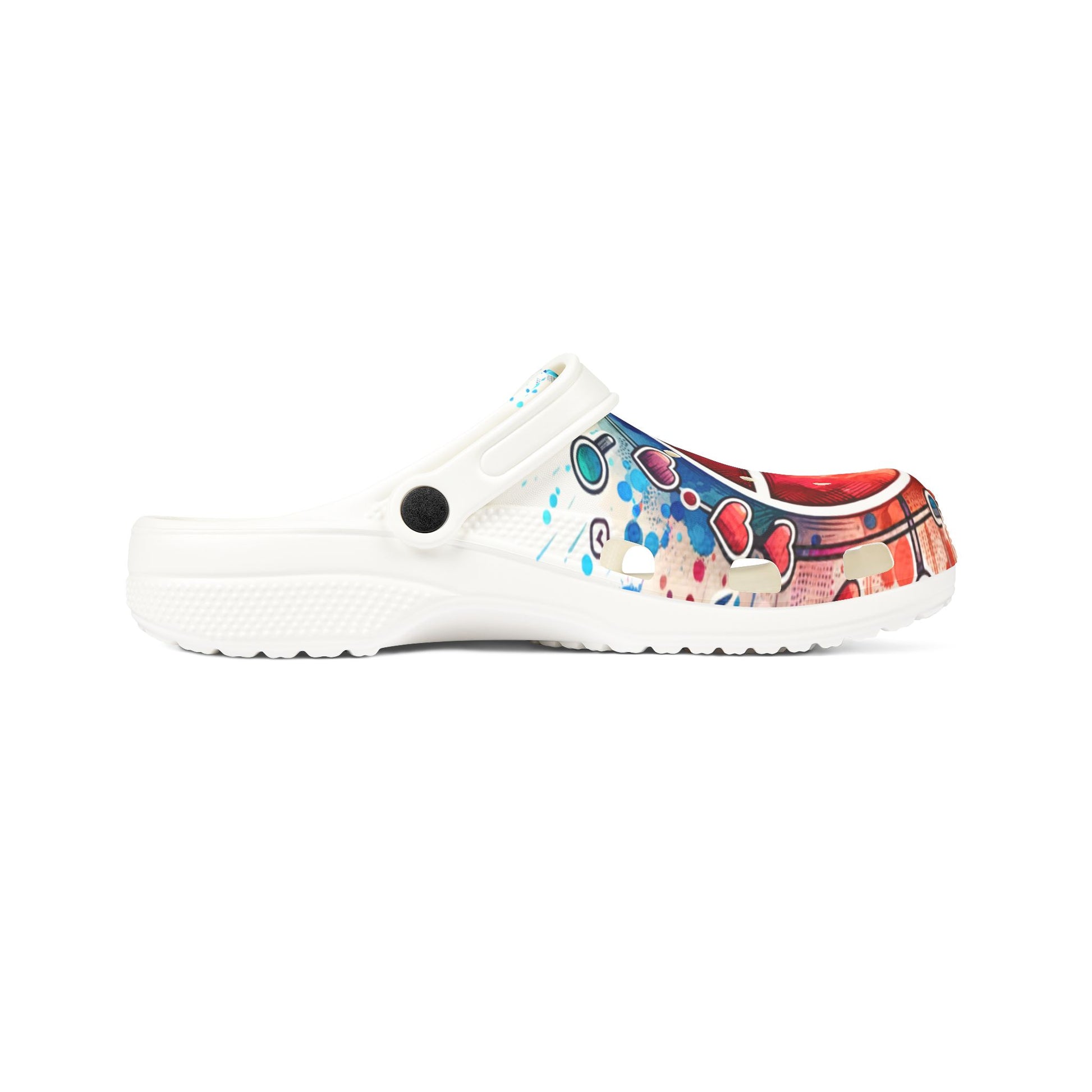 Heartbeat Nurse-Themed EVA Foam Rubber Shoes for Healthcare Professionals