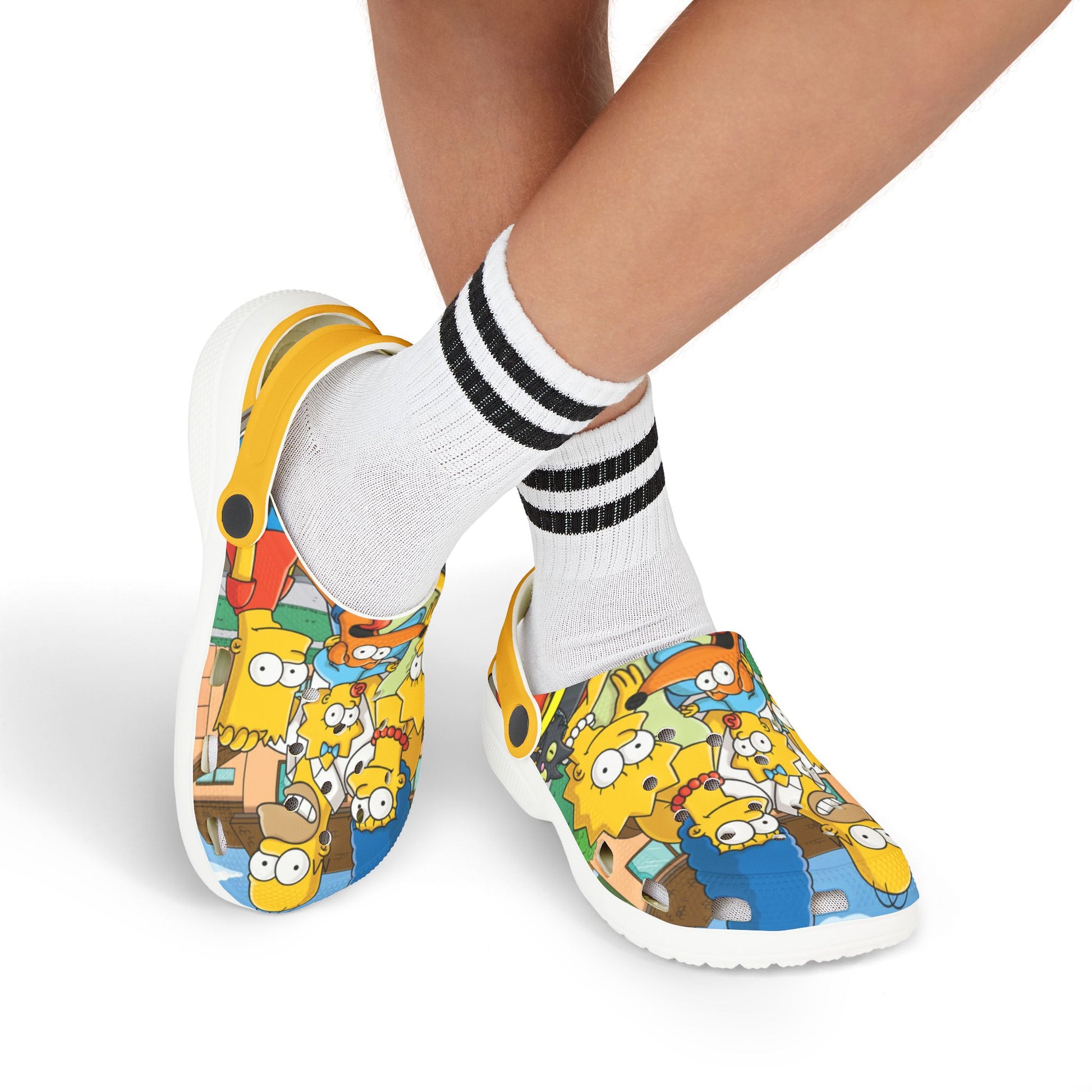 Simpsons Themed Kids Clogs -  Fun EVA Foam Shoes for Playtime