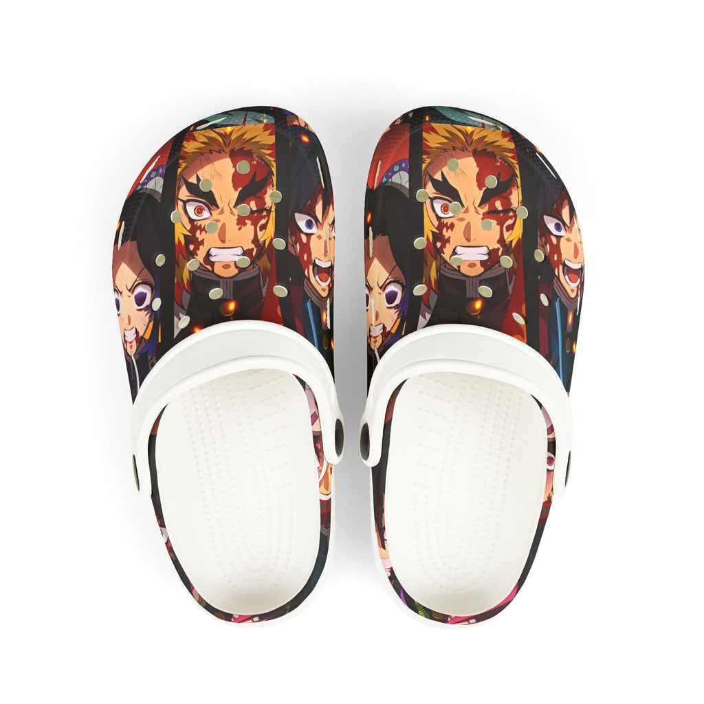 Demon Slayer Themed Kids Clogs -  Fun EVA Foam Shoes for Playtime