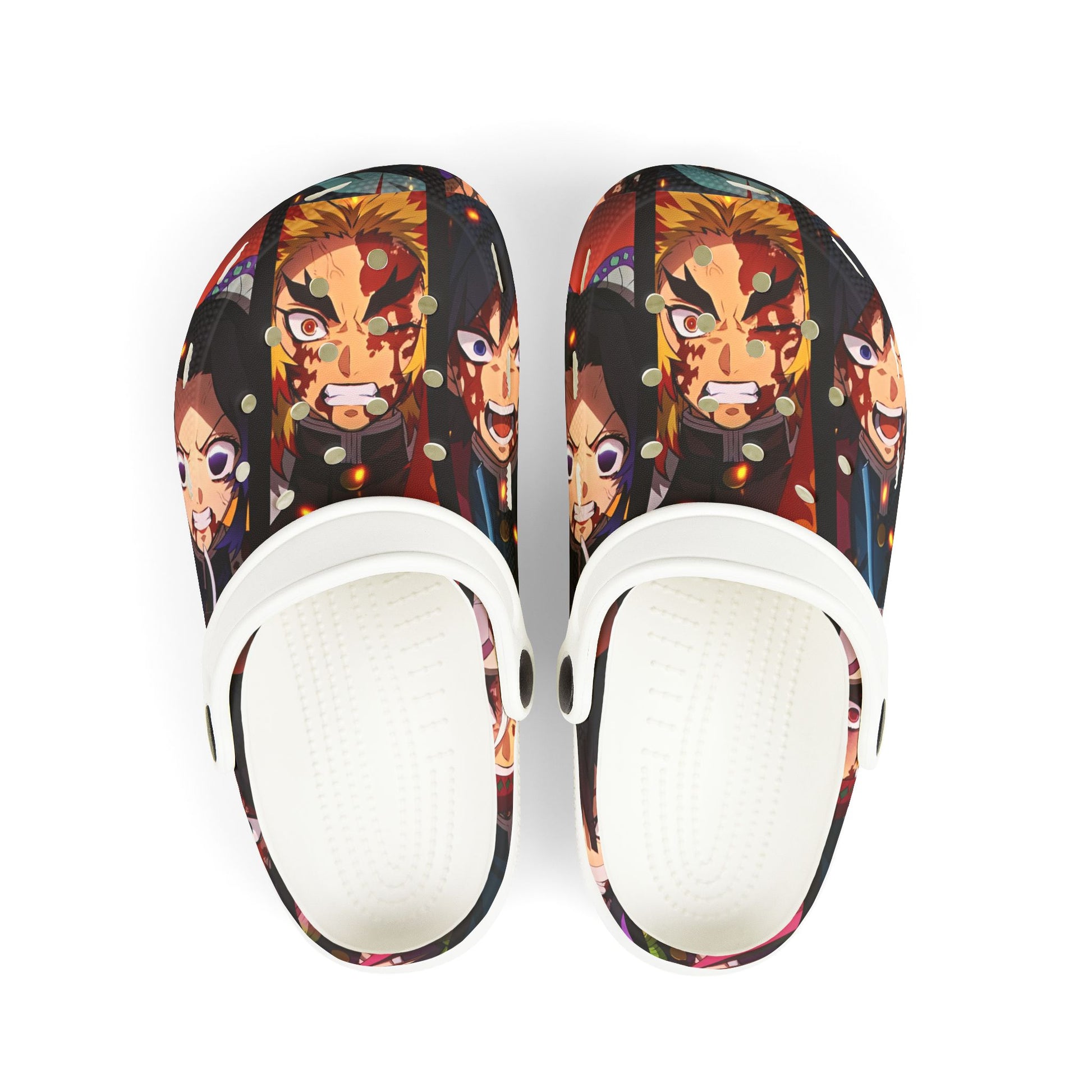 Demon Slayer Themed Kids Clogs -  Fun EVA Foam Shoes for Playtime