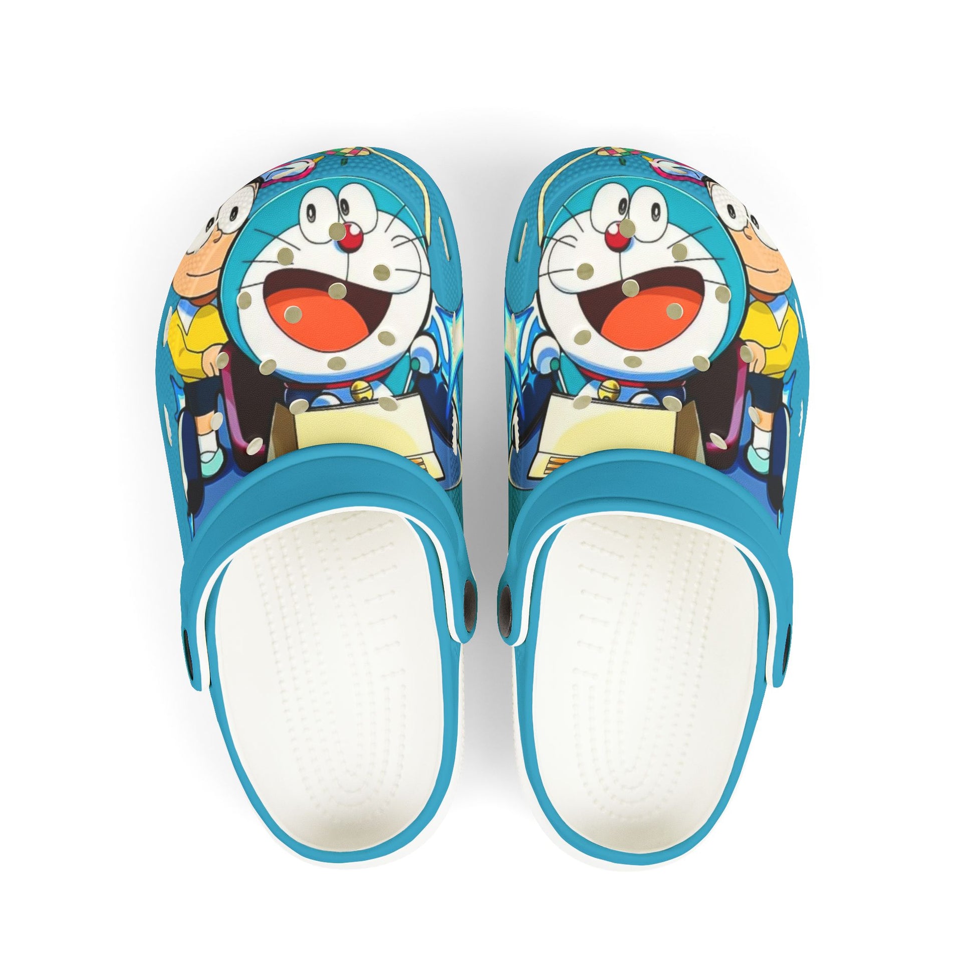 Doraemon Themed Kids Clogs -  Fun EVA Foam Shoes for Playtime