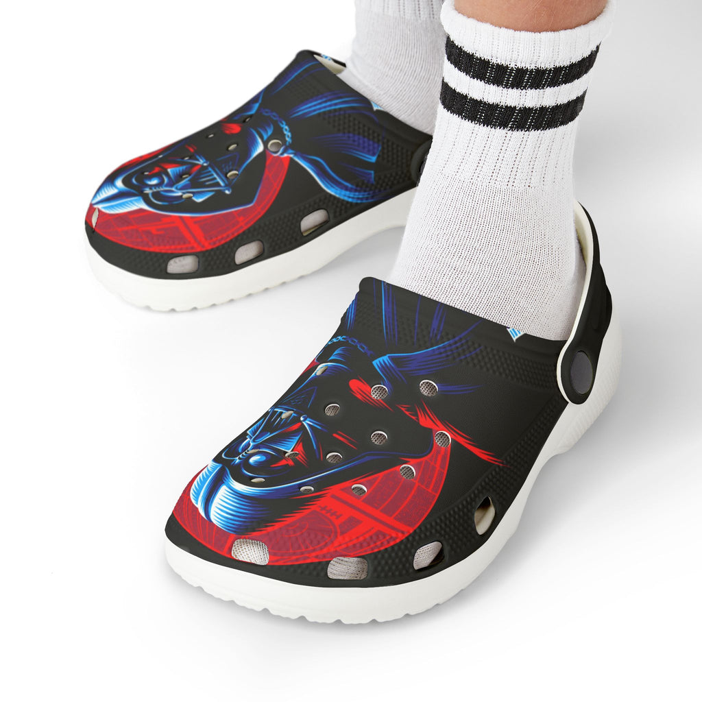 Dark Vader Themed Kids Clogs -  Fun EVA Foam Shoes for Playtime