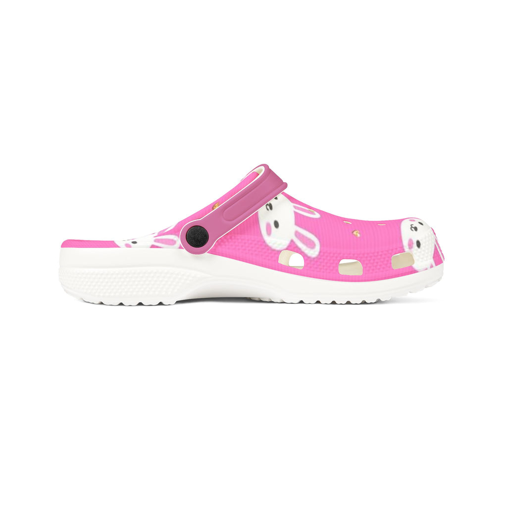 Cute Bunny EVA Foam Clogs - Fun and Comfortable Pink Shoes