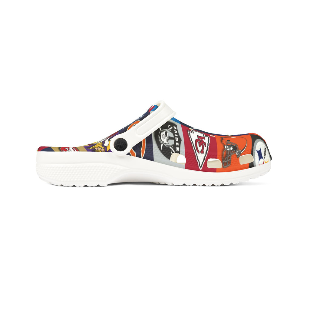 NFL Logos Themed EVA Foam Rubber Shoes for Healthcare Professionals