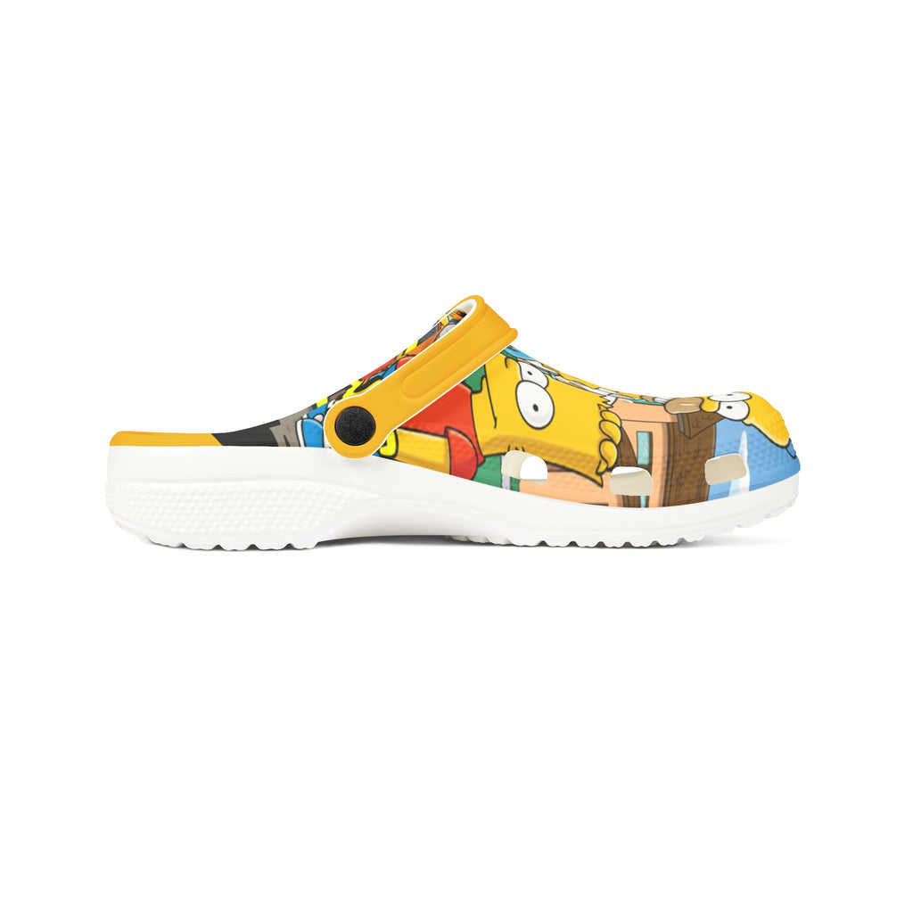 The Simpsons Themed EVA Foam Rubber Shoes for Healthcare Professionals