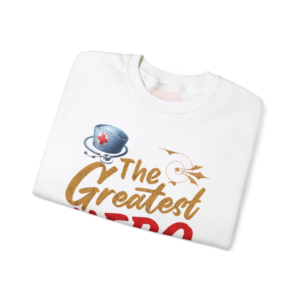 Crewneck Sweatshirt - The Greatest Hero™ Tee Design for Healthcare Heroes