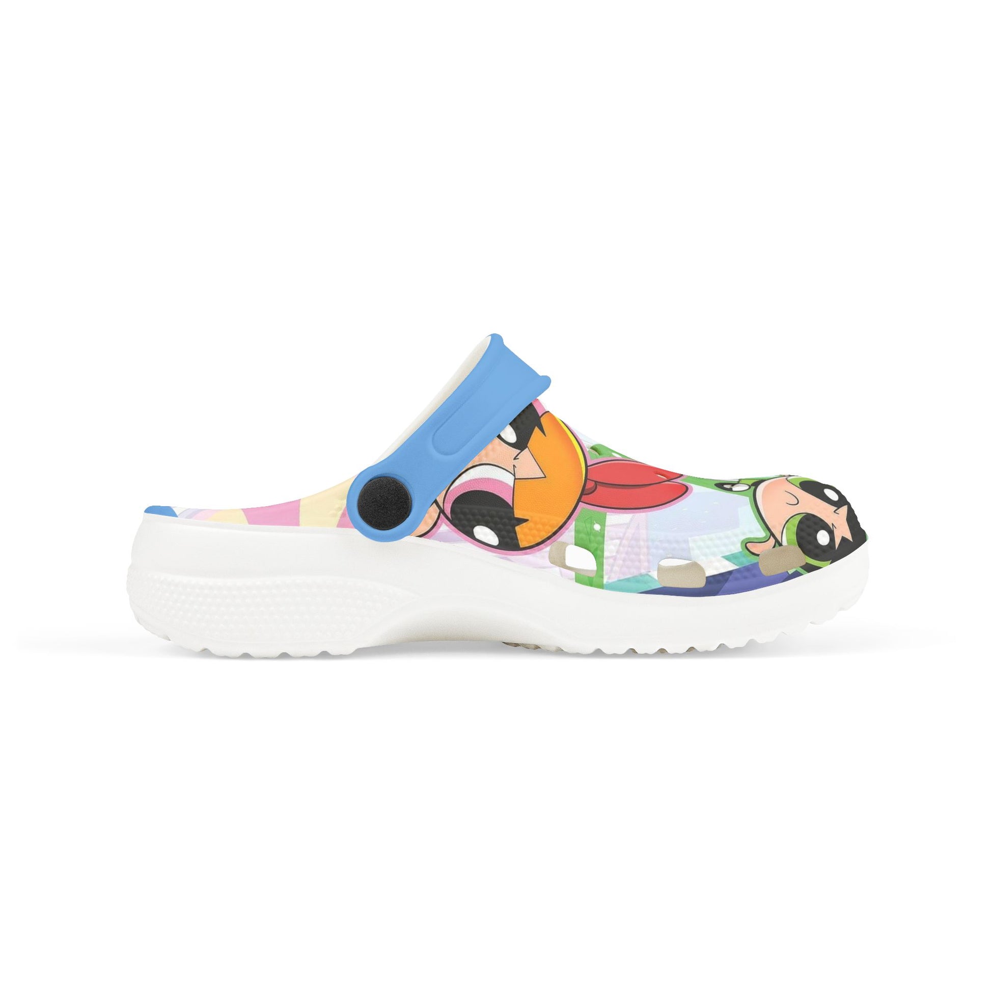 Power Puff Themed Kids Clogs -  Fun EVA Foam Shoes for Playtime