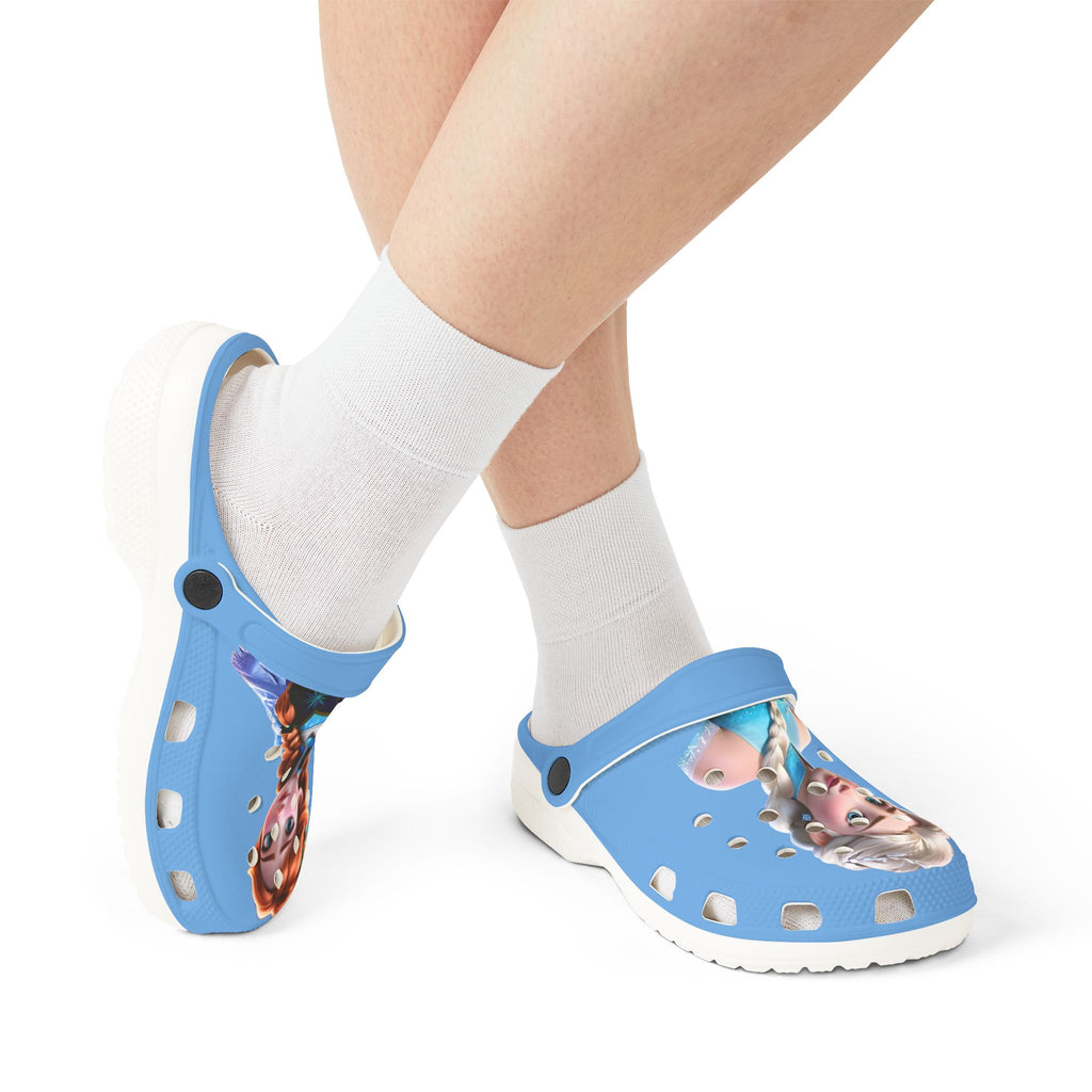Frozen Themed EVA Foam Rubber Shoes for Healthcare Professionals