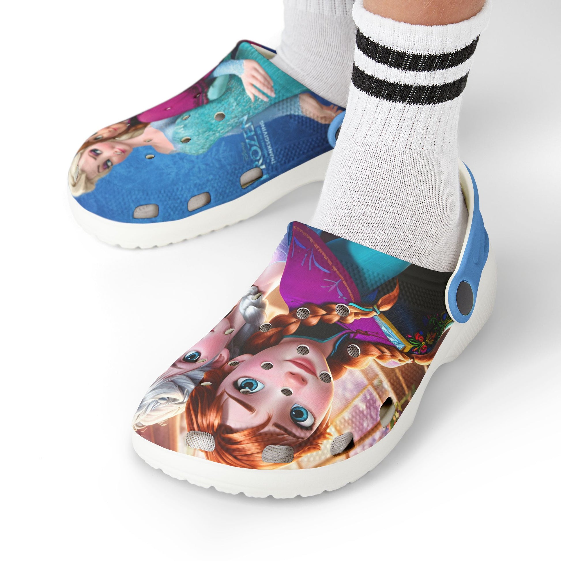 Frozen Themed Kids Clogs -  Fun EVA Foam Shoes for Playtime