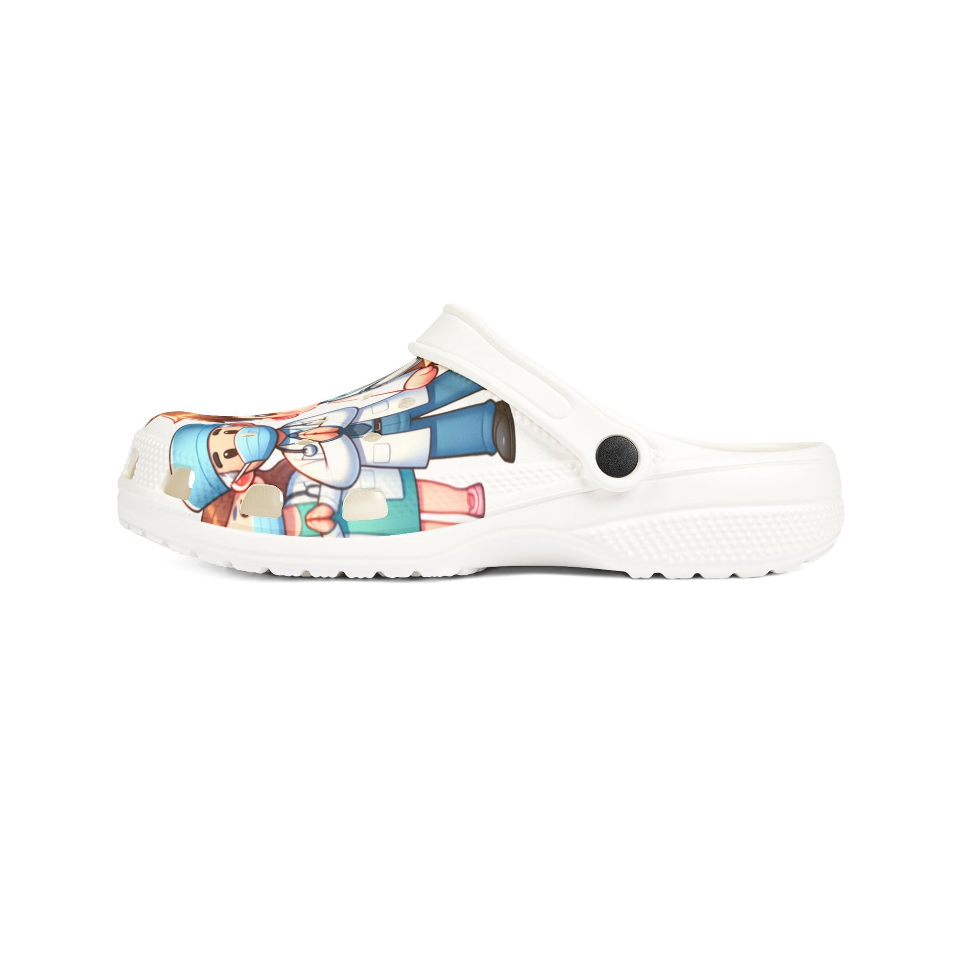 Cute Nurse-Themed EVA Foam Rubber Shoes for Healthcare Professionals